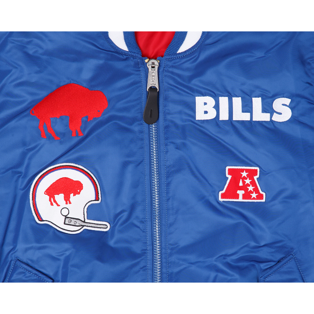 Alpha Industries X Buffalo Bills Alt MA-1 Bomber Jacket - Image 3