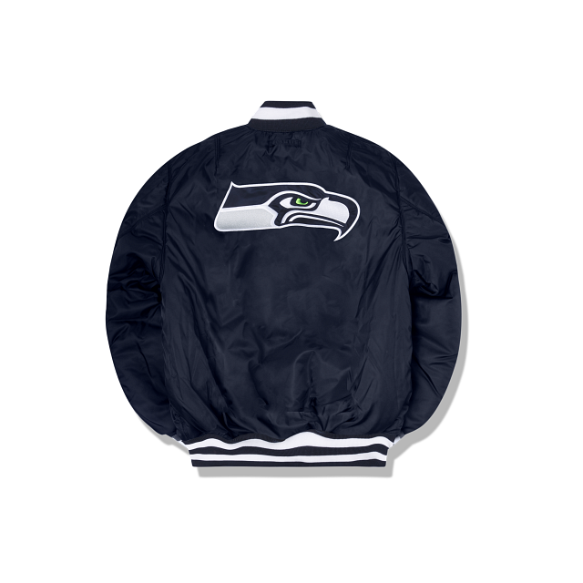 Alpha Industries X Seattle Seahawks MA-1 Bomber Jacket - Image 2