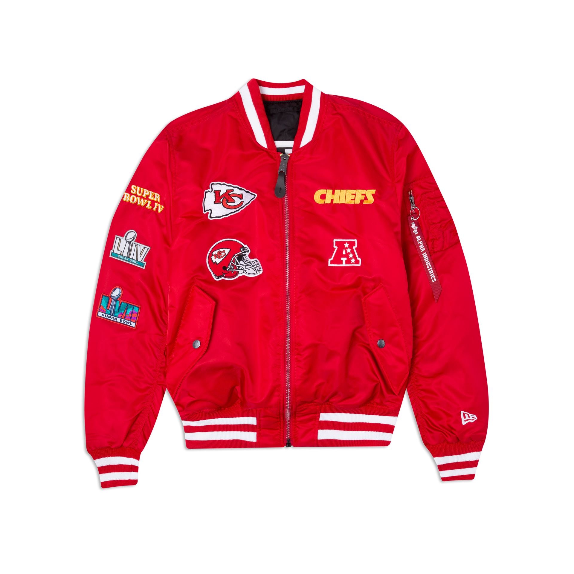 Alpha Industries X Kansas City Chiefs MA-1 Bomber Jacket