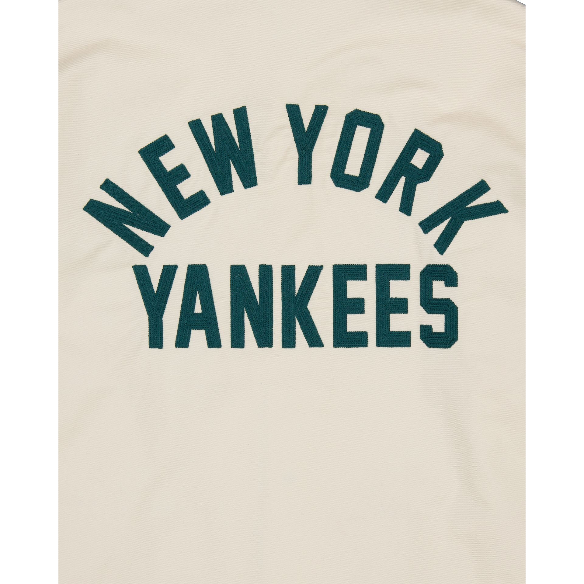 New York Yankees Ivory Coach Jacket - Image 5