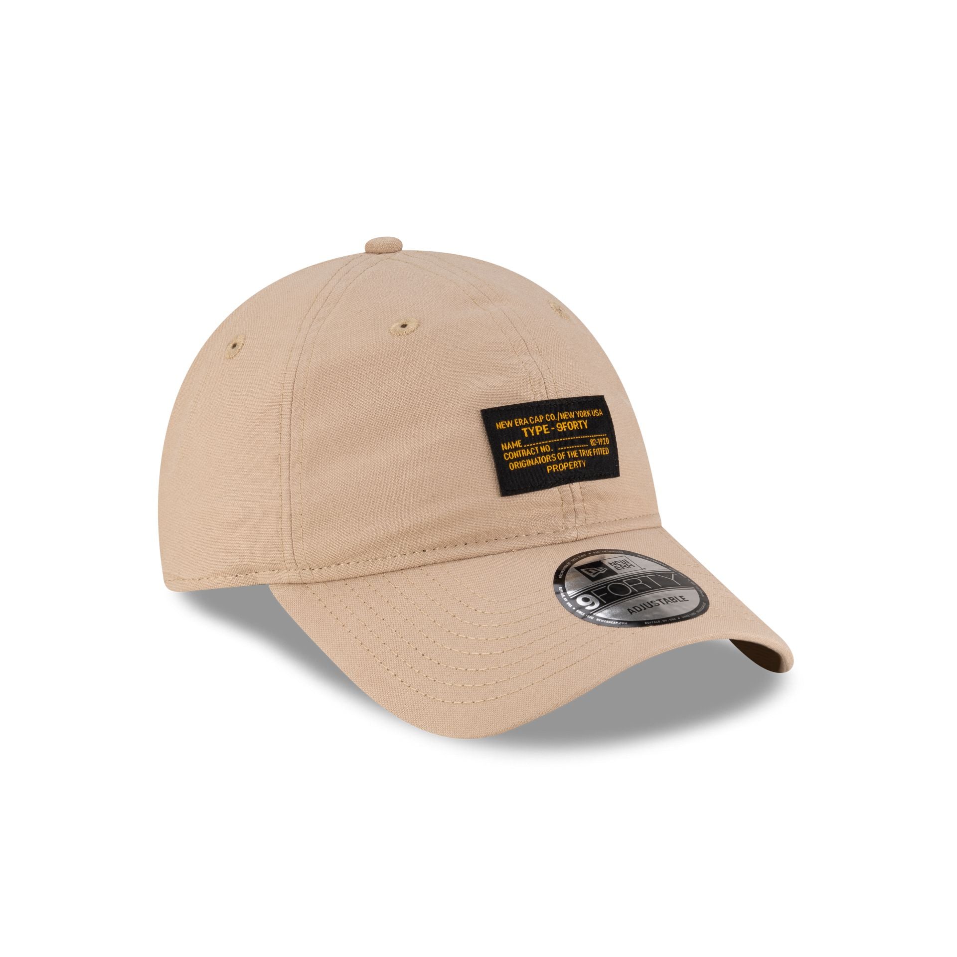 New Era Cap Beige Label 9FORTY Adjustable Hat - Image 3