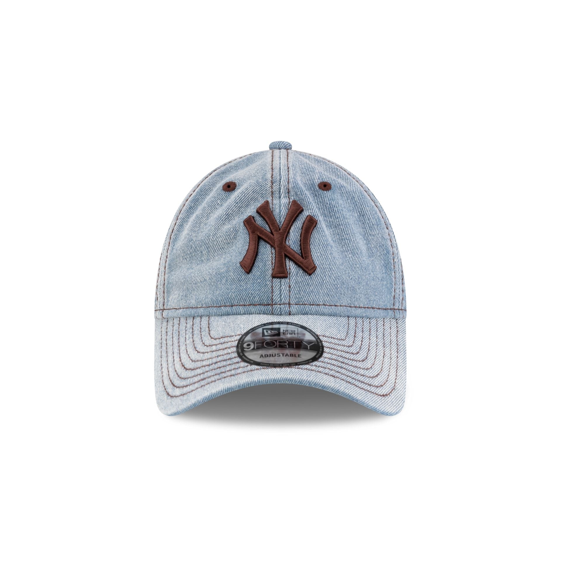New York Yankees Light Blue Denim 9FORTY Adjustable Hat - Image 2
