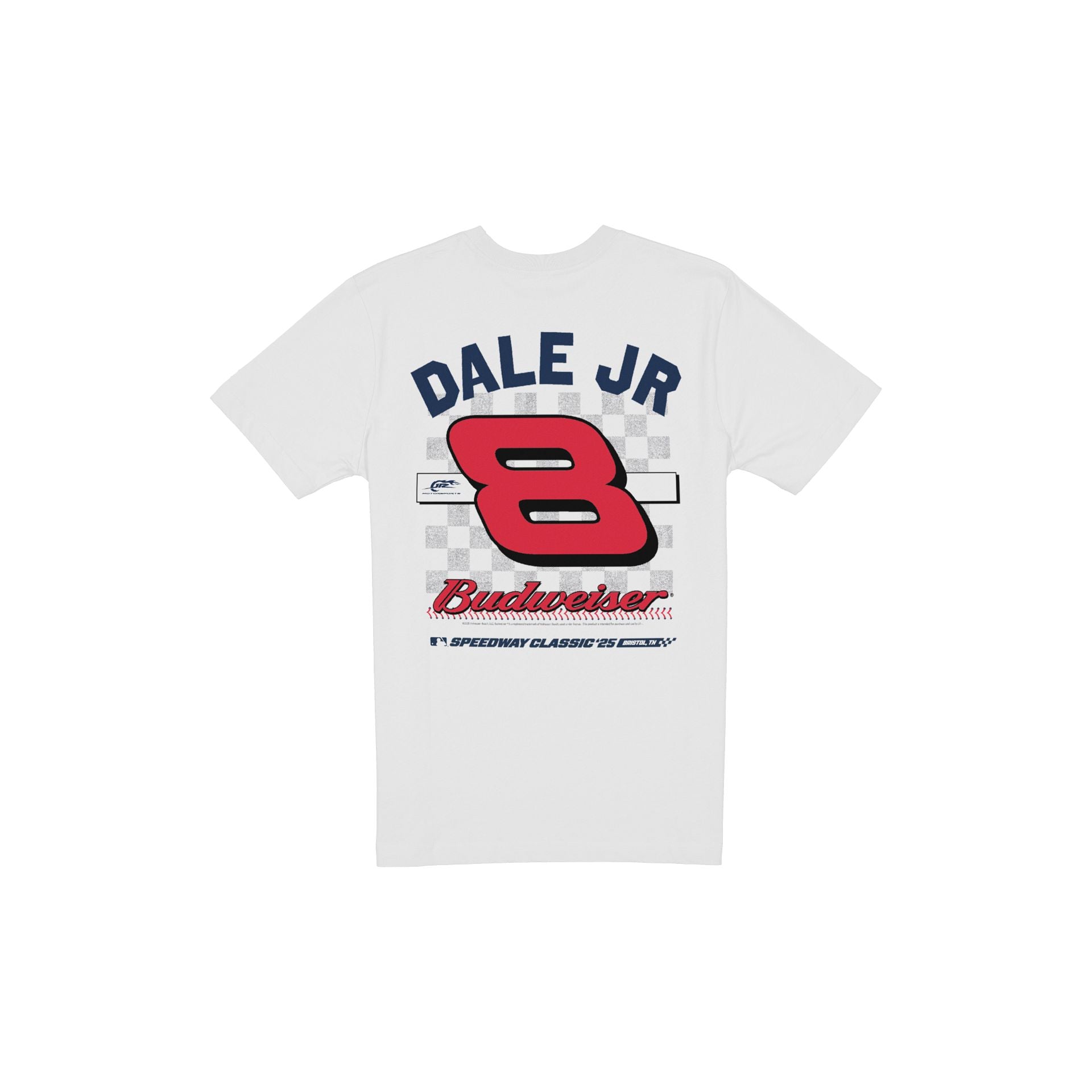Dale Earnhardt Jr. x Budweiser White T-Shirt - Image 2