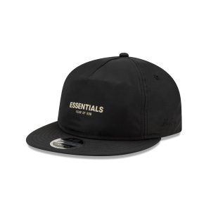 Fear Of God Essentials Retro Crown Black Alternate 9FIFTY Strapback Hat