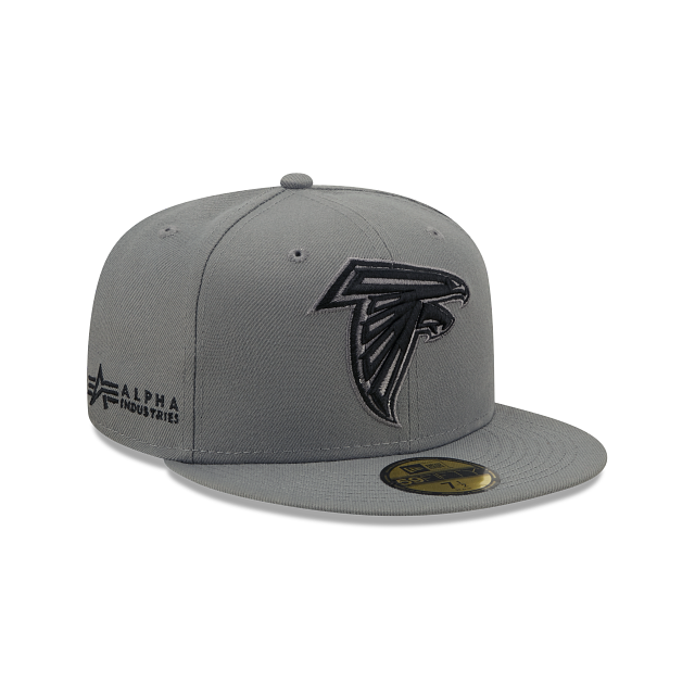 Alpha Industries X Atlanta Falcons Gray 59FIFTY Fitted Hat - Image 3