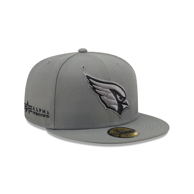 Alpha Industries X Arizona Cardinals Gray 59FIFTY Fitted Hat - Image 3