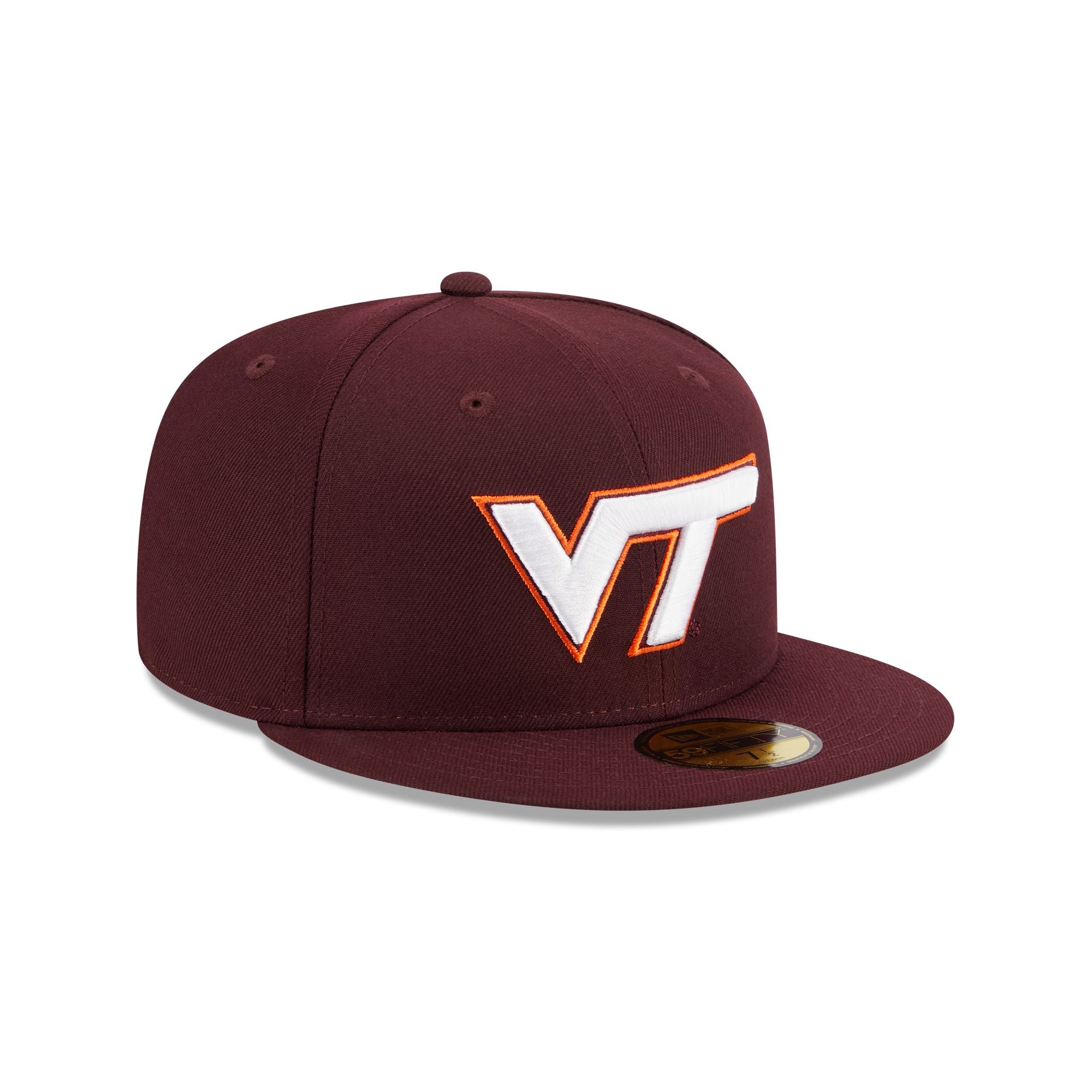 Virginia Tech Hokies Maroon 59FIFTY Fitted Hat - Image 3