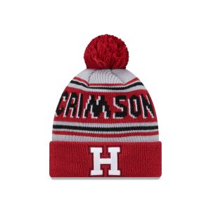 Harvard Crimson Go-To Pom Knit Hat