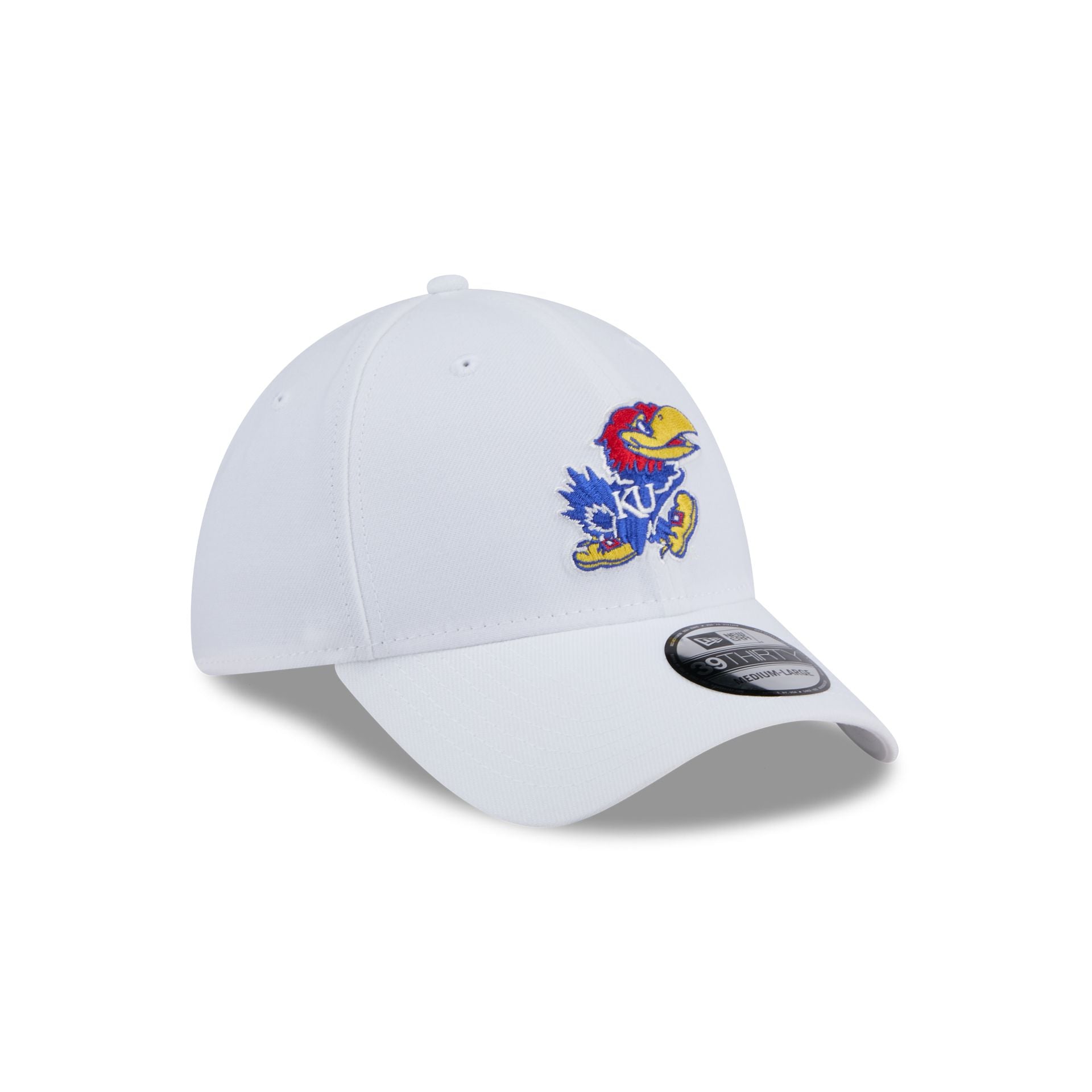 Kansas Jayhawks Chrome 39THIRTY Stretch Fit Hat - Image 3
