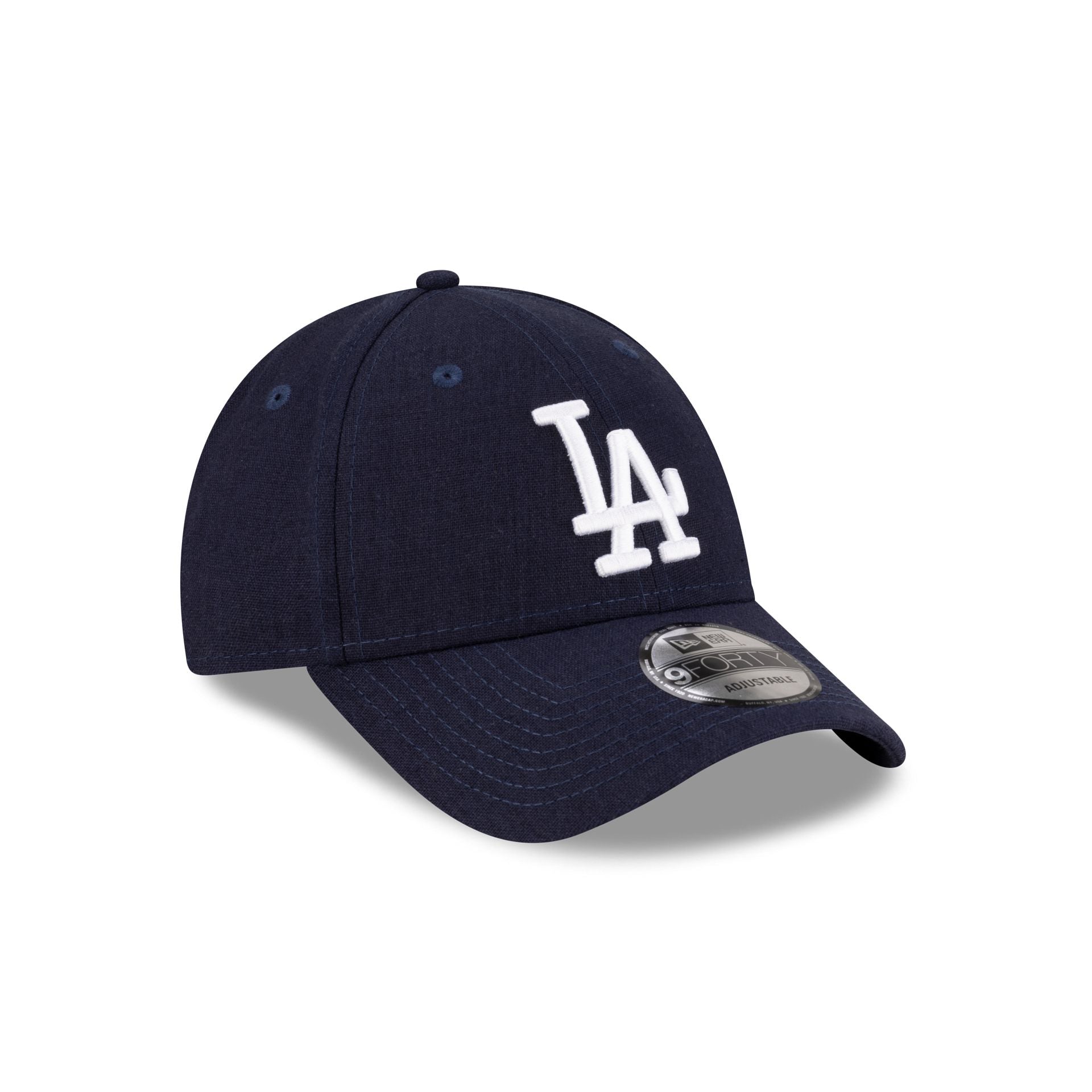 Los Angeles Dodgers Linen Navy 9FORTY Adjustable Hat - Image 3