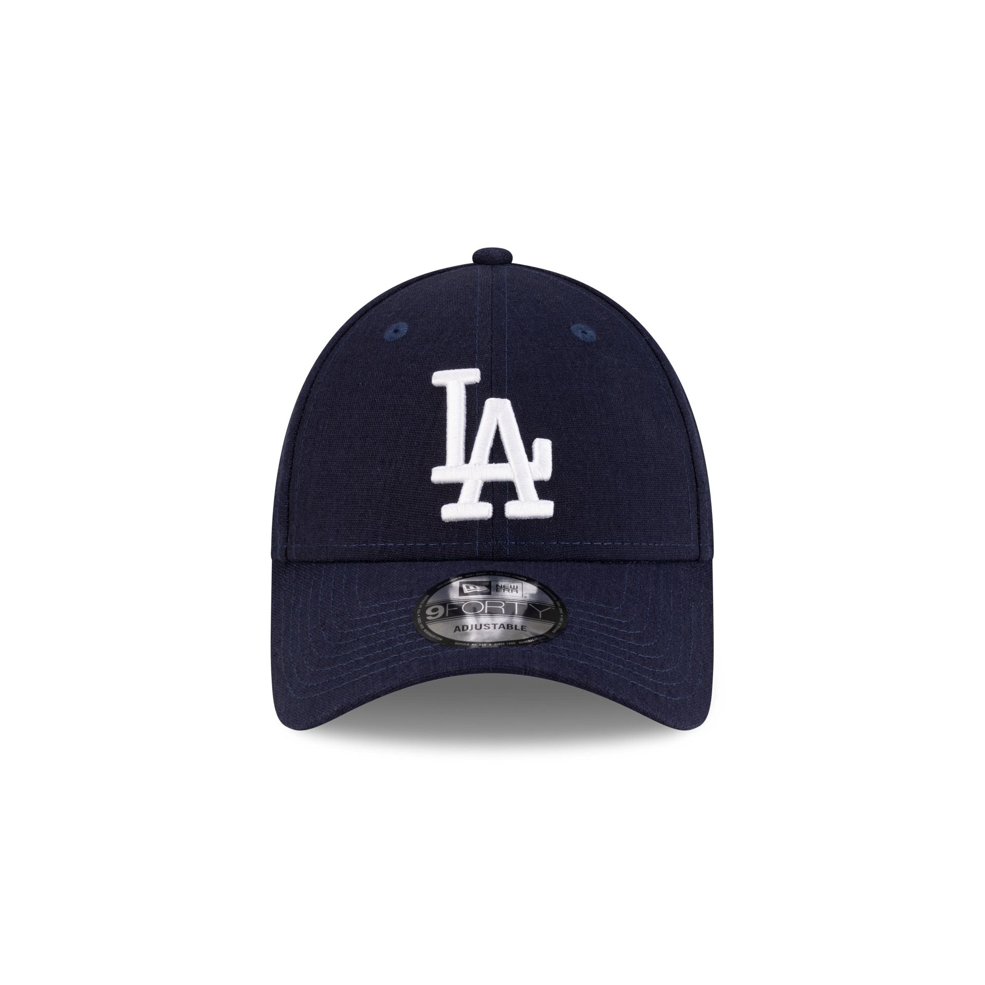 Los Angeles Dodgers Linen Navy 9FORTY Adjustable Hat - Image 2