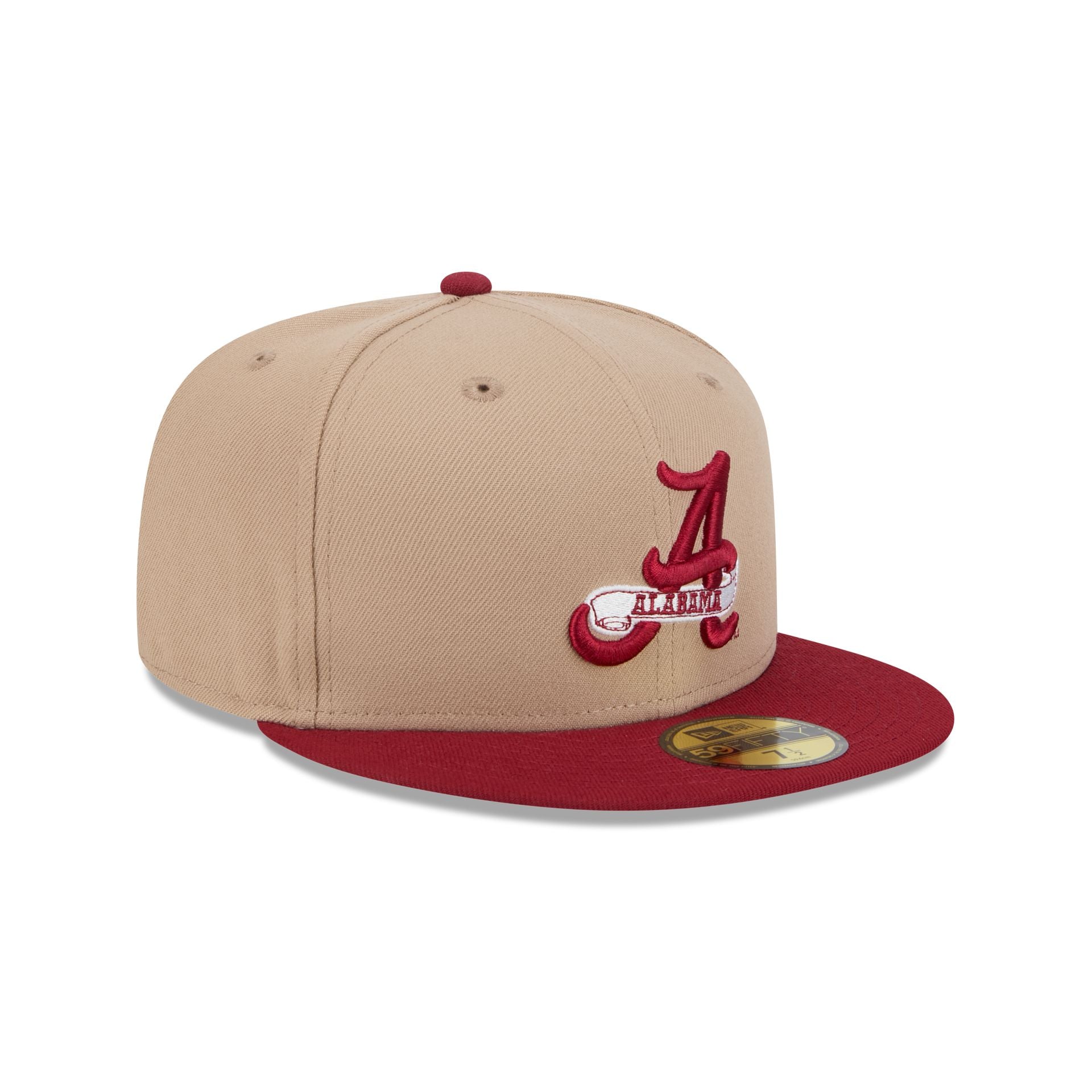 Alabama Crimson Tide Camel College Vault 59FIFTY Fitted Hat - Image 3