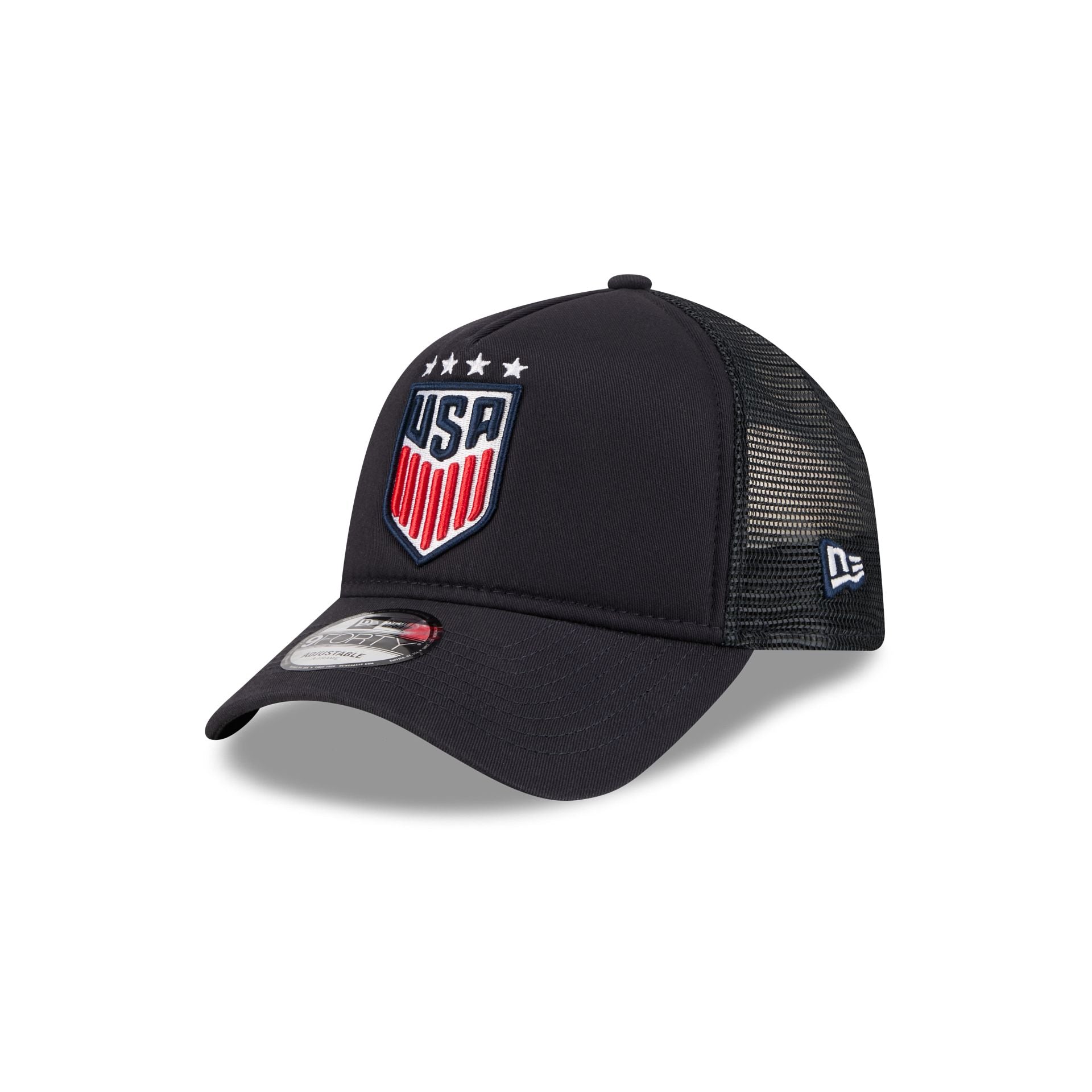US Soccer Women's National Team Navy 9FORTY A-Frame Trucker Hat