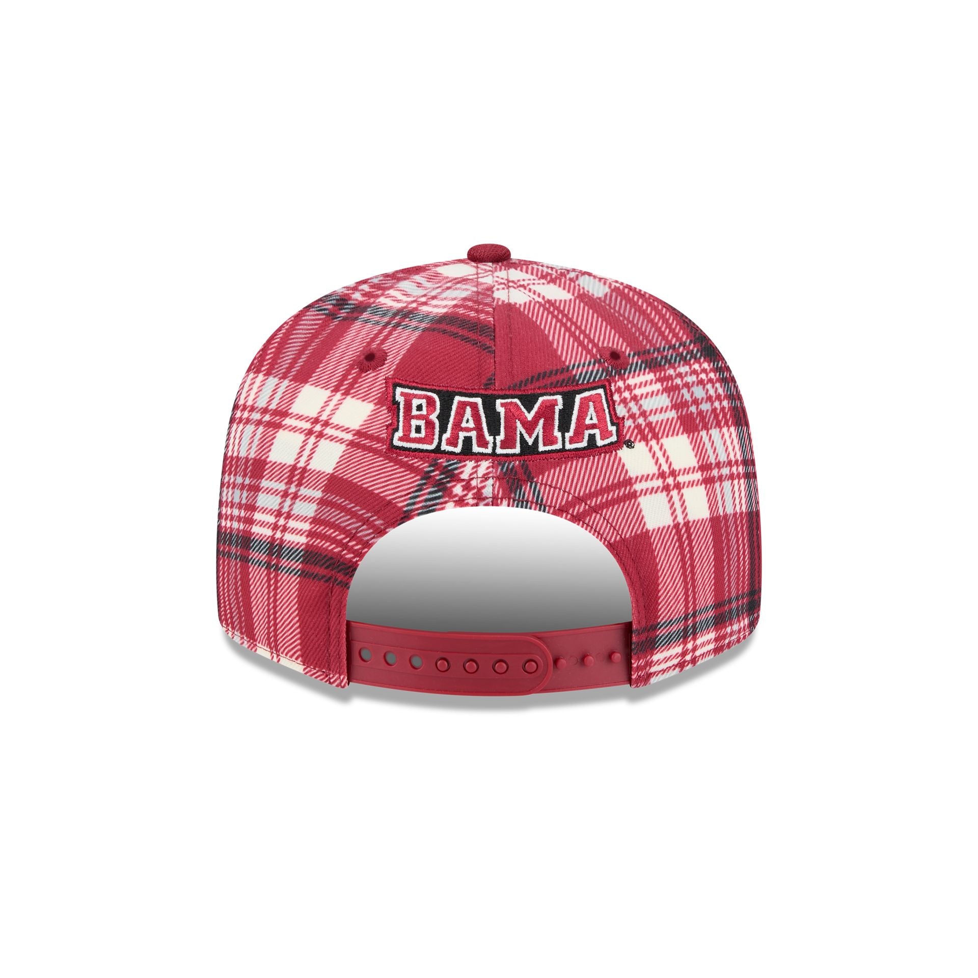 Alabama Crimson Tide Plaid 9FIFTY Snapback Hat - Image 7