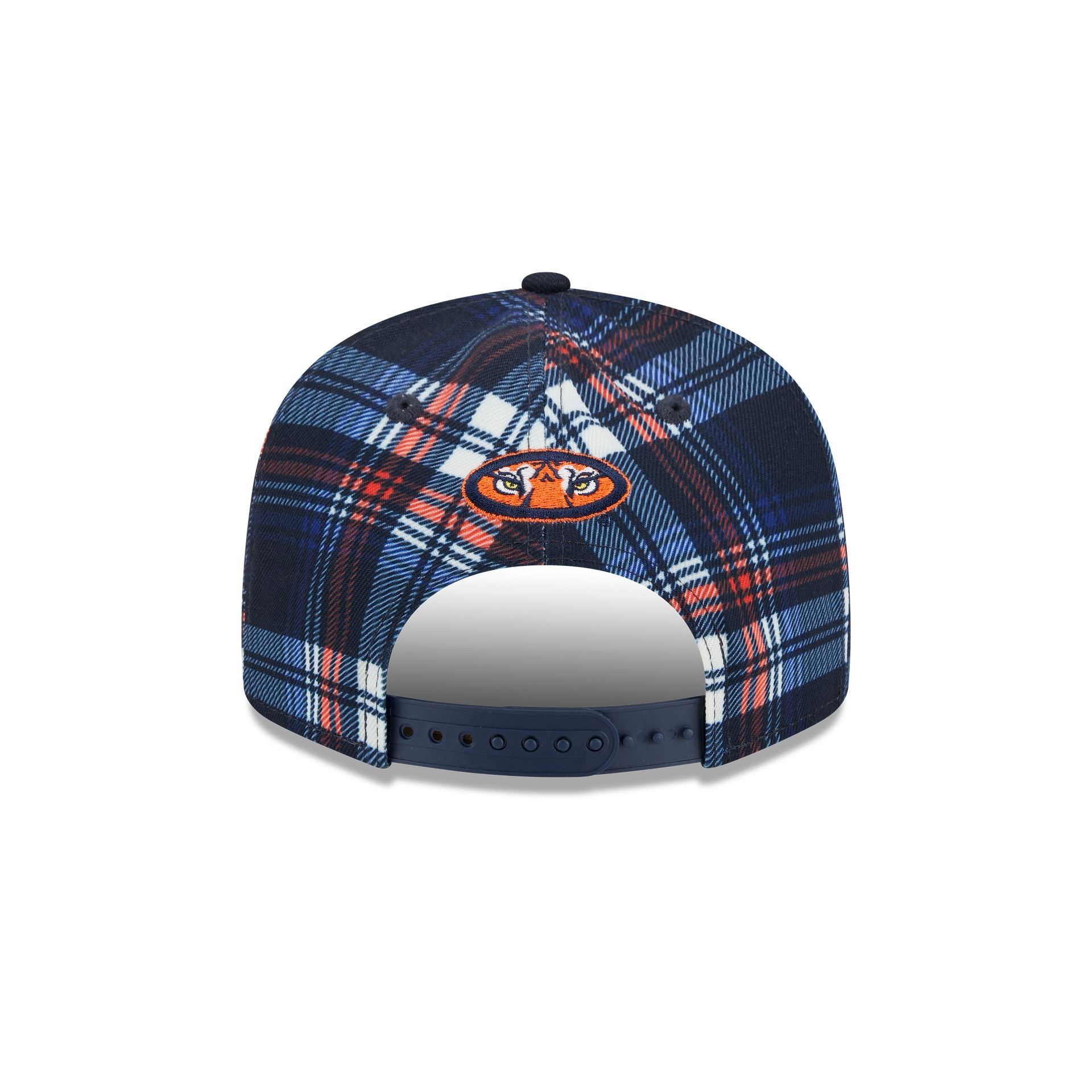 Auburn Tigers Plaid 9FIFTY Snapback Hat - Image 6