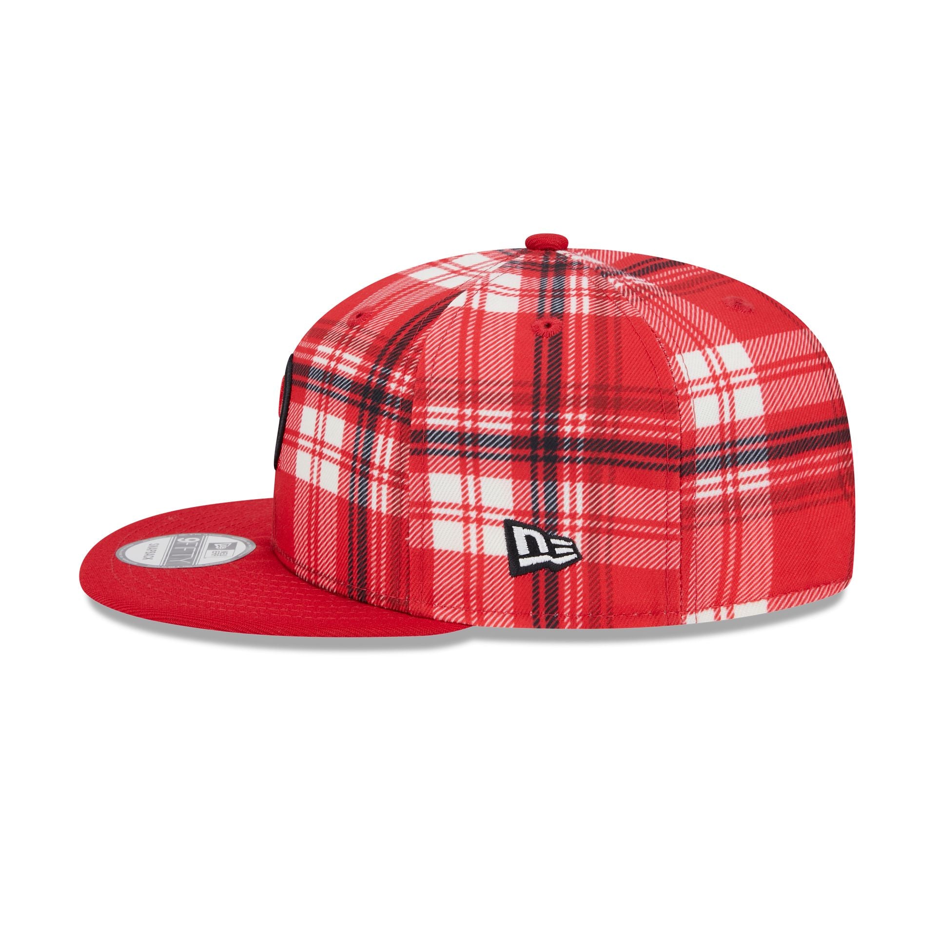 Utah Utes Plaid 9FIFTY Snapback Hat - Image 4