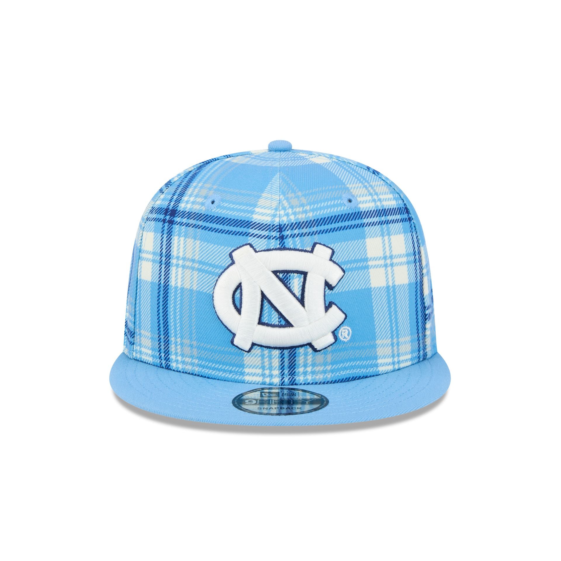 North Carolina University Tar Heels Plaid 9FIFTY Snapback Hat - Image 2