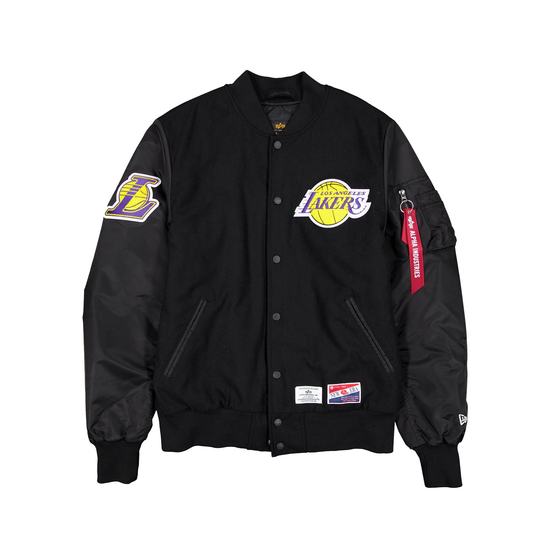 Alpha Industries x Los Angeles Lakers MA-1 Wool Varsity Jacket - Image 2