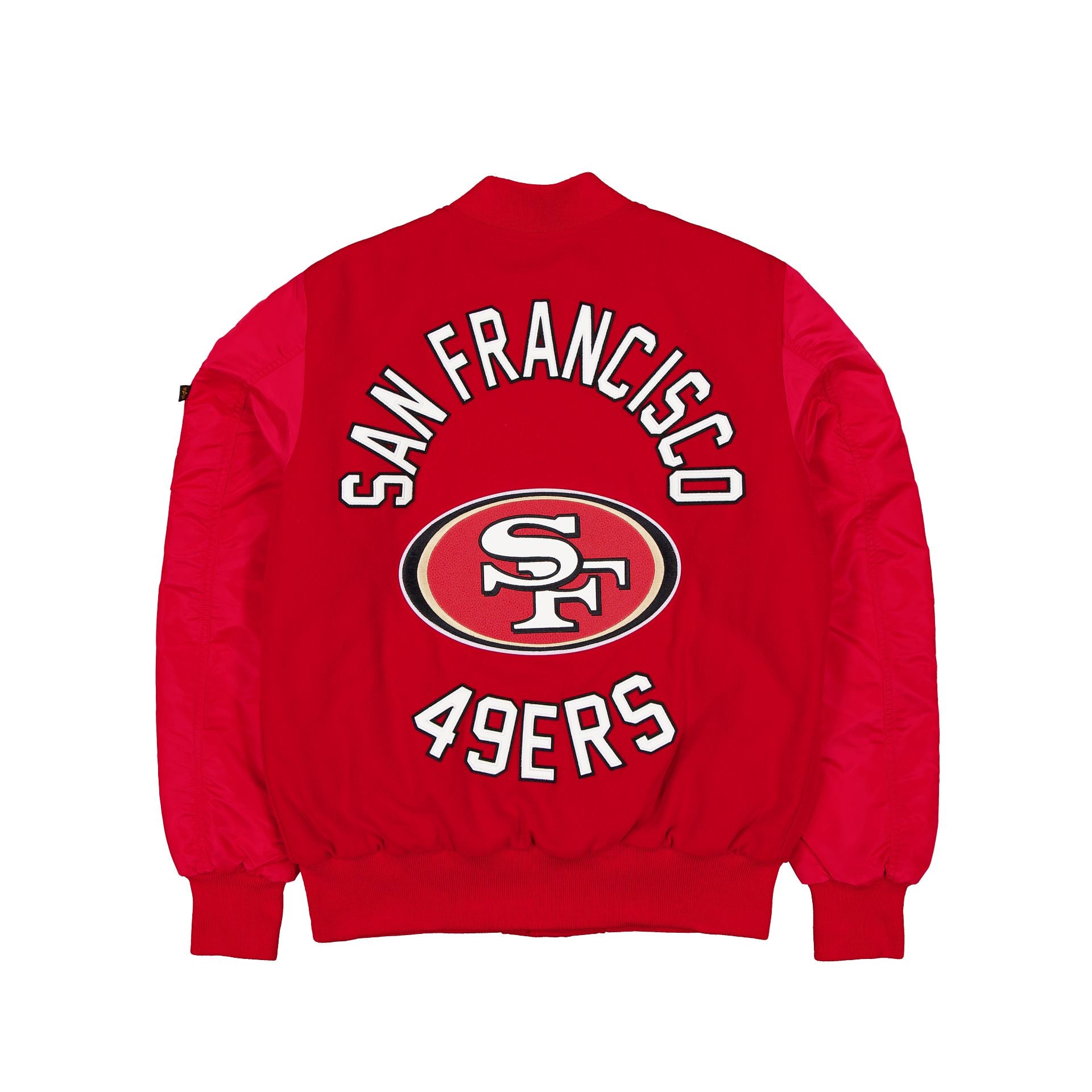 Alpha Industries x San Francisco 49ers MA-1 Wool Varsity Jacket - Image 3