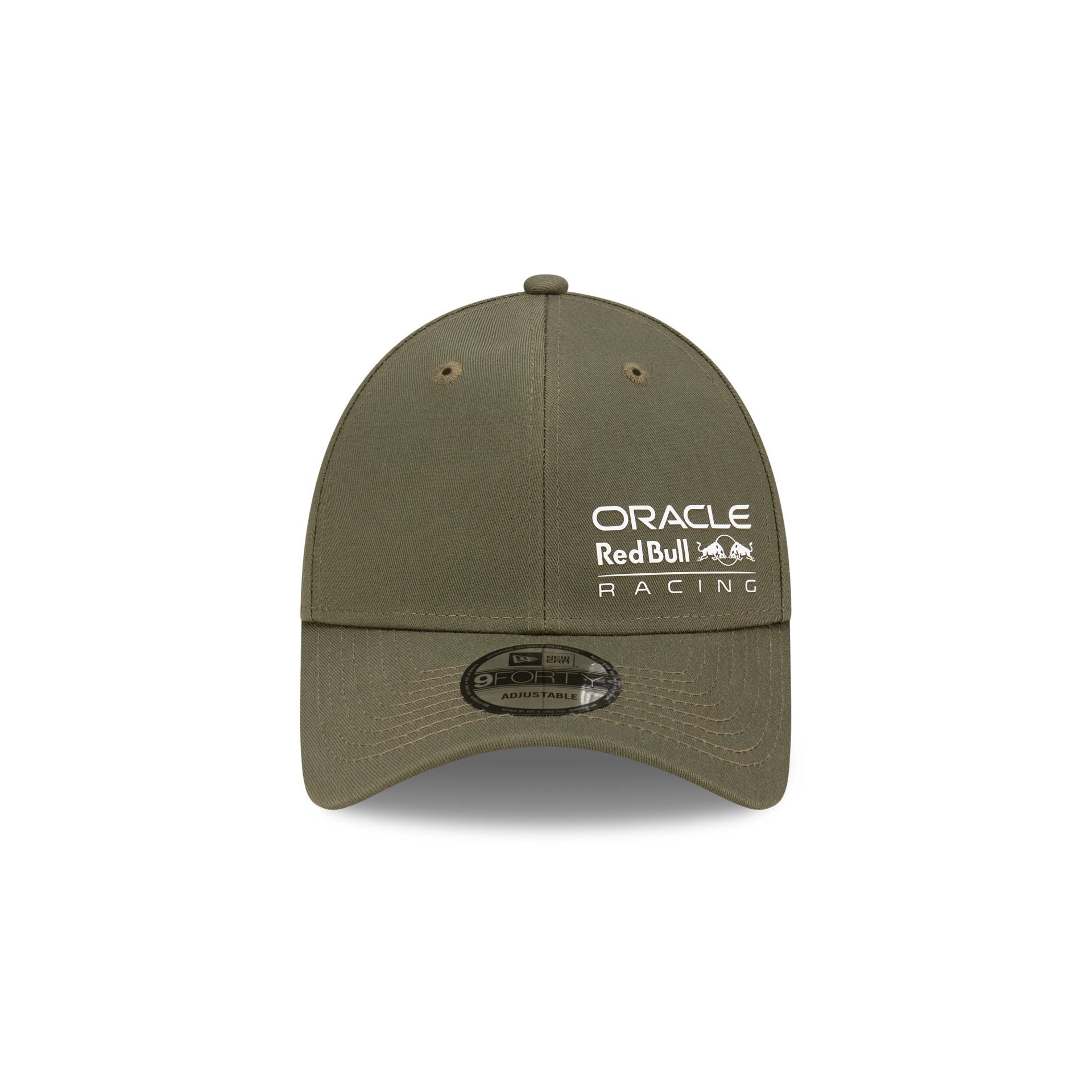 Oracle Red Bull Racing Wordmark Olive 9FORTY Adjustable Hat - Image 2