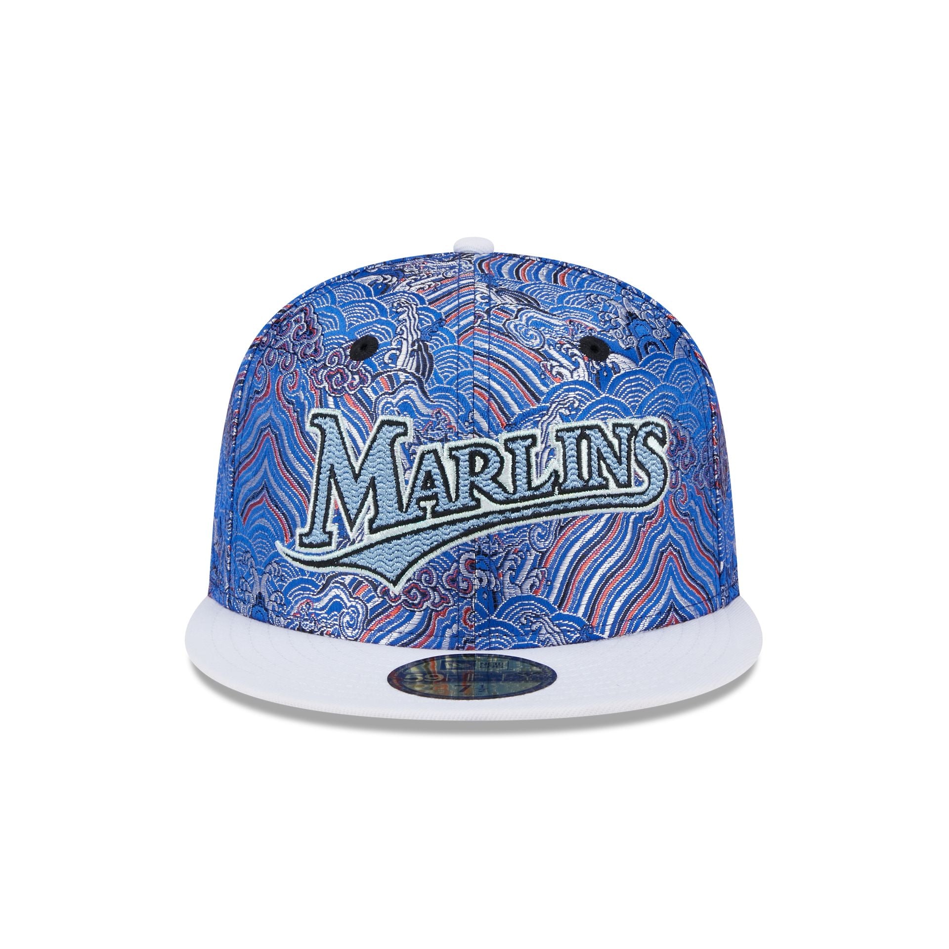 Miami Marlins Wave Fill 59FIFTY Fitted Hat - Image 2