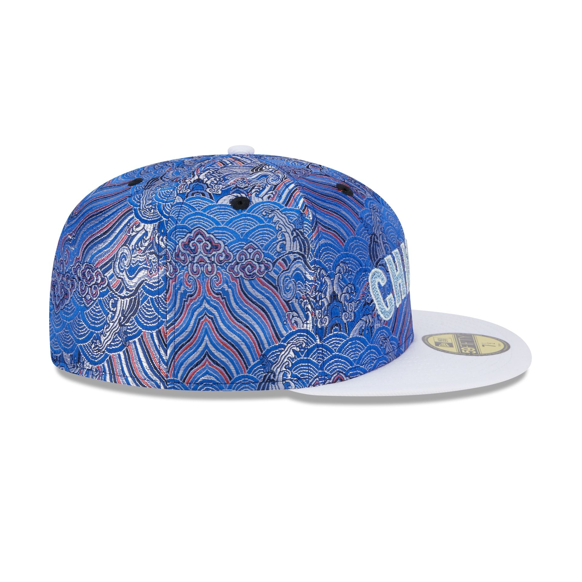 Chicago Cubs Wave Fill 59FIFTY Fitted Hat - Image 5