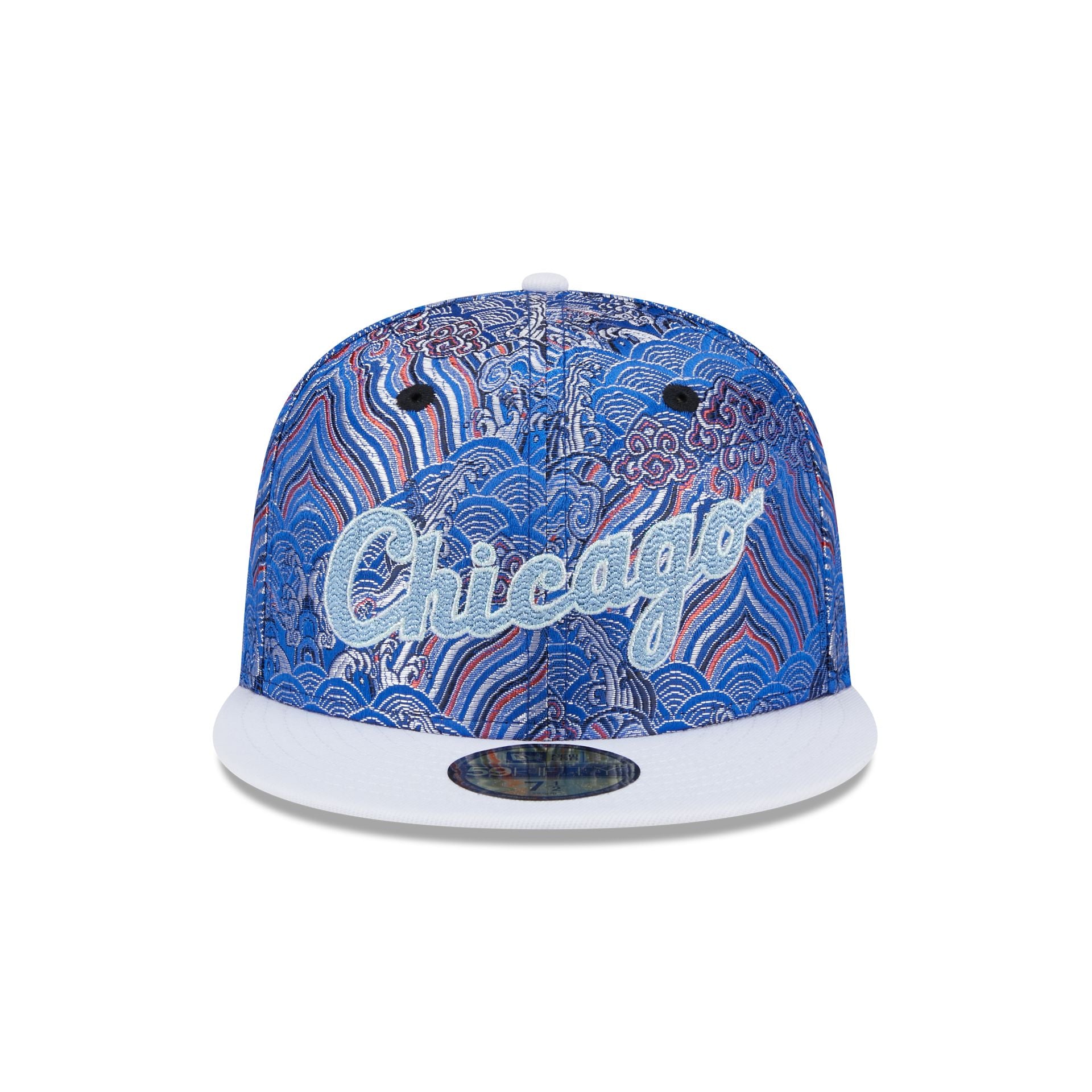 Chicago White Sox Wave Fill 59FIFTY Fitted Hat - Image 2
