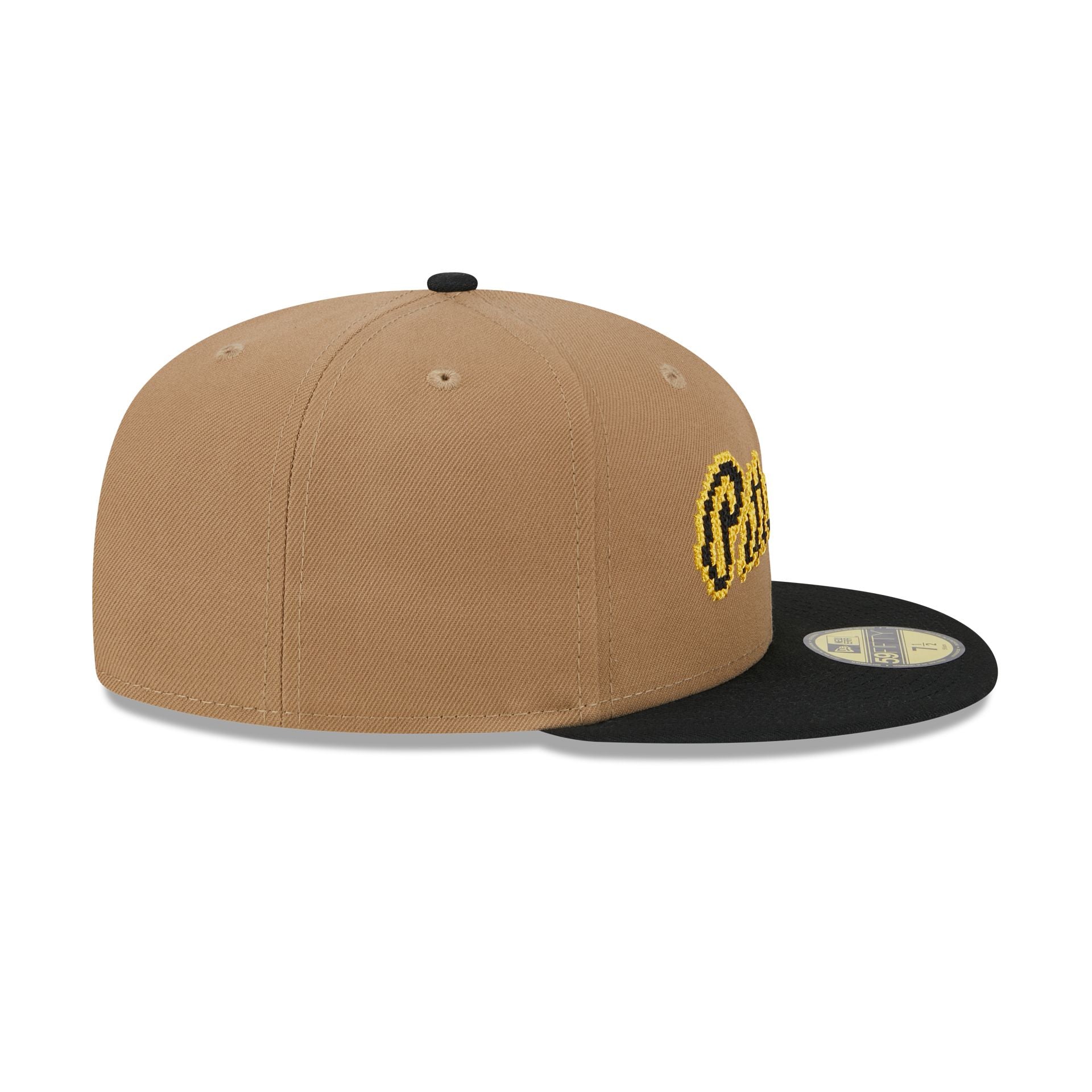 Pittsburgh Pirates Classic 8-Bit Wordmark 59FIFTY Fitted Hat - Image 5