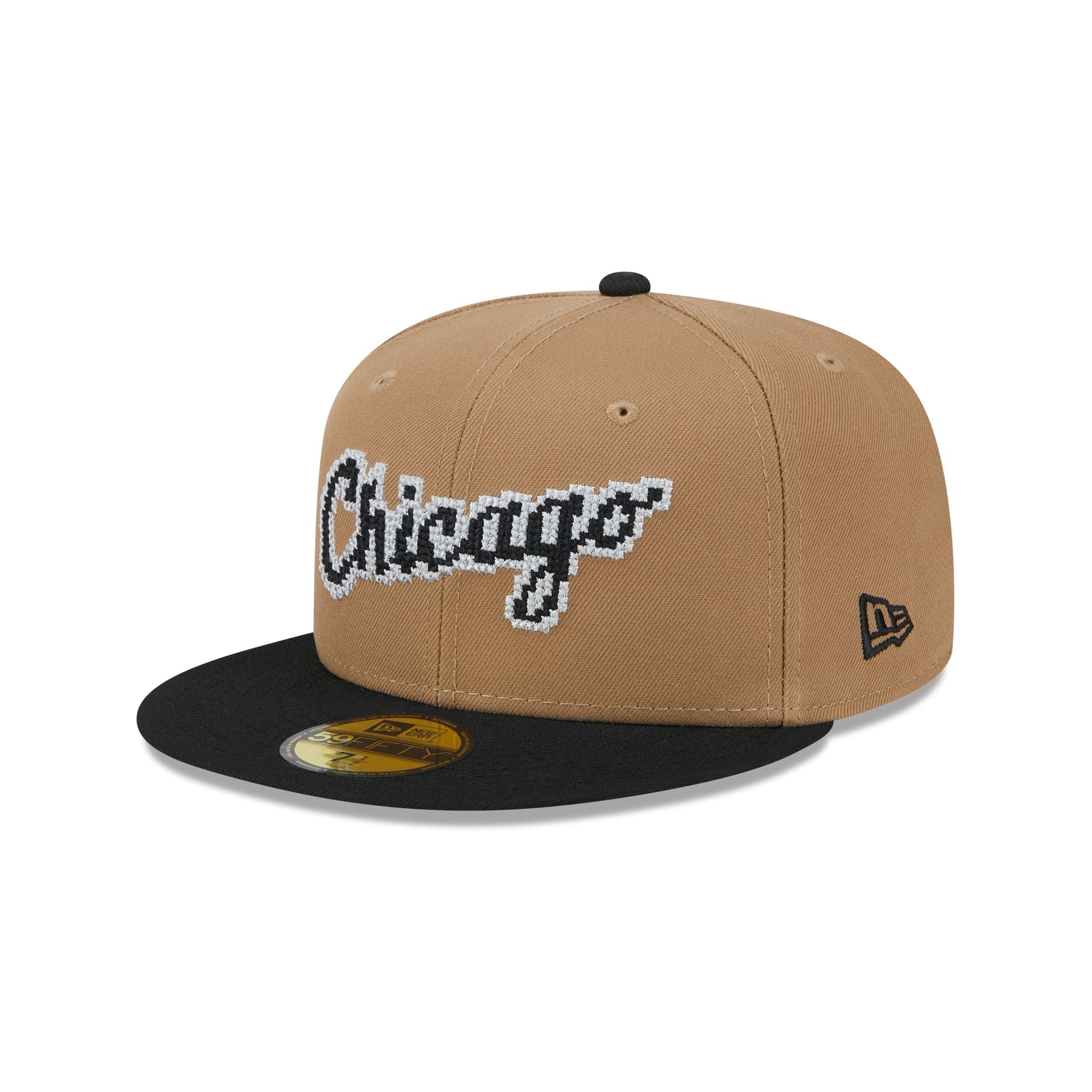 Chicago White Sox Classic 8-Bit Wordmark 59FIFTY Fitted Hat