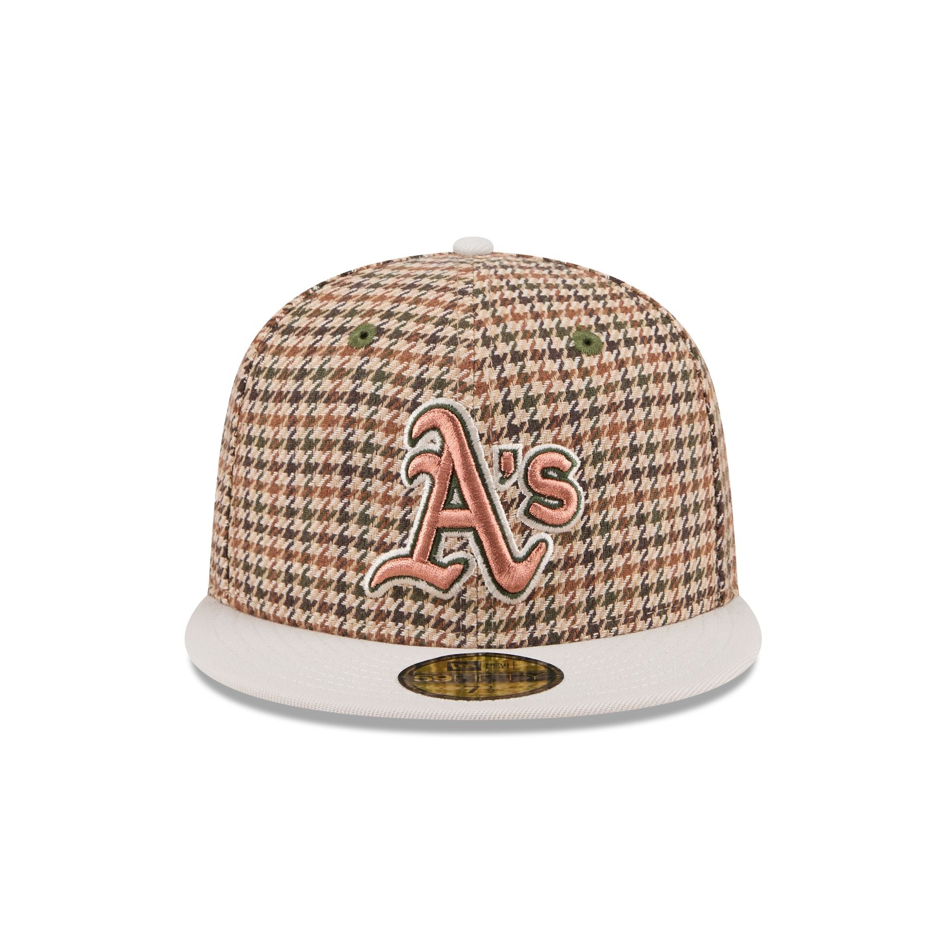 Athletics Houndstooth 59FIFTY Fitted Hat - Image 2