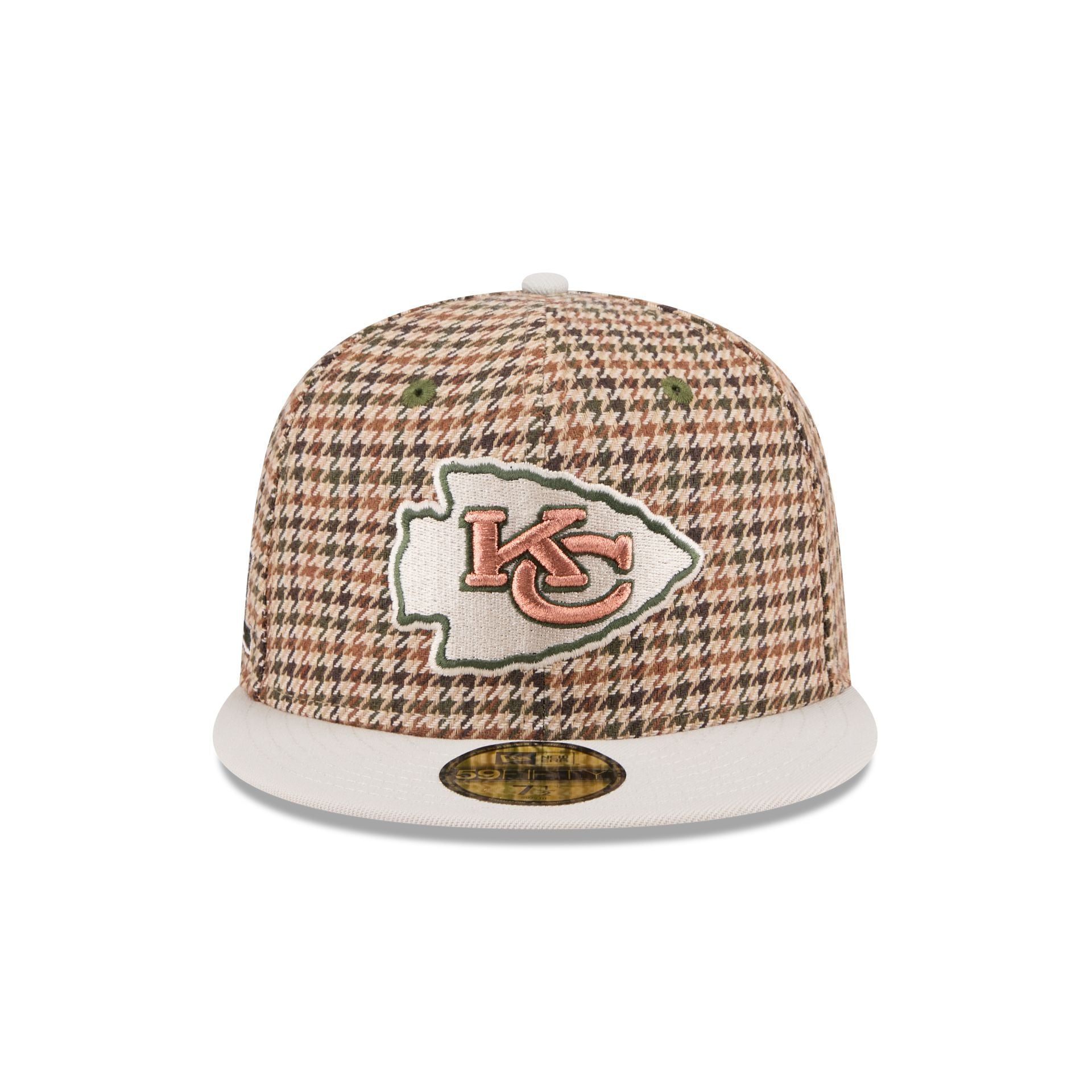 Kansas City Chiefs Houndstooth 59FIFTY Fitted Hat - Image 2
