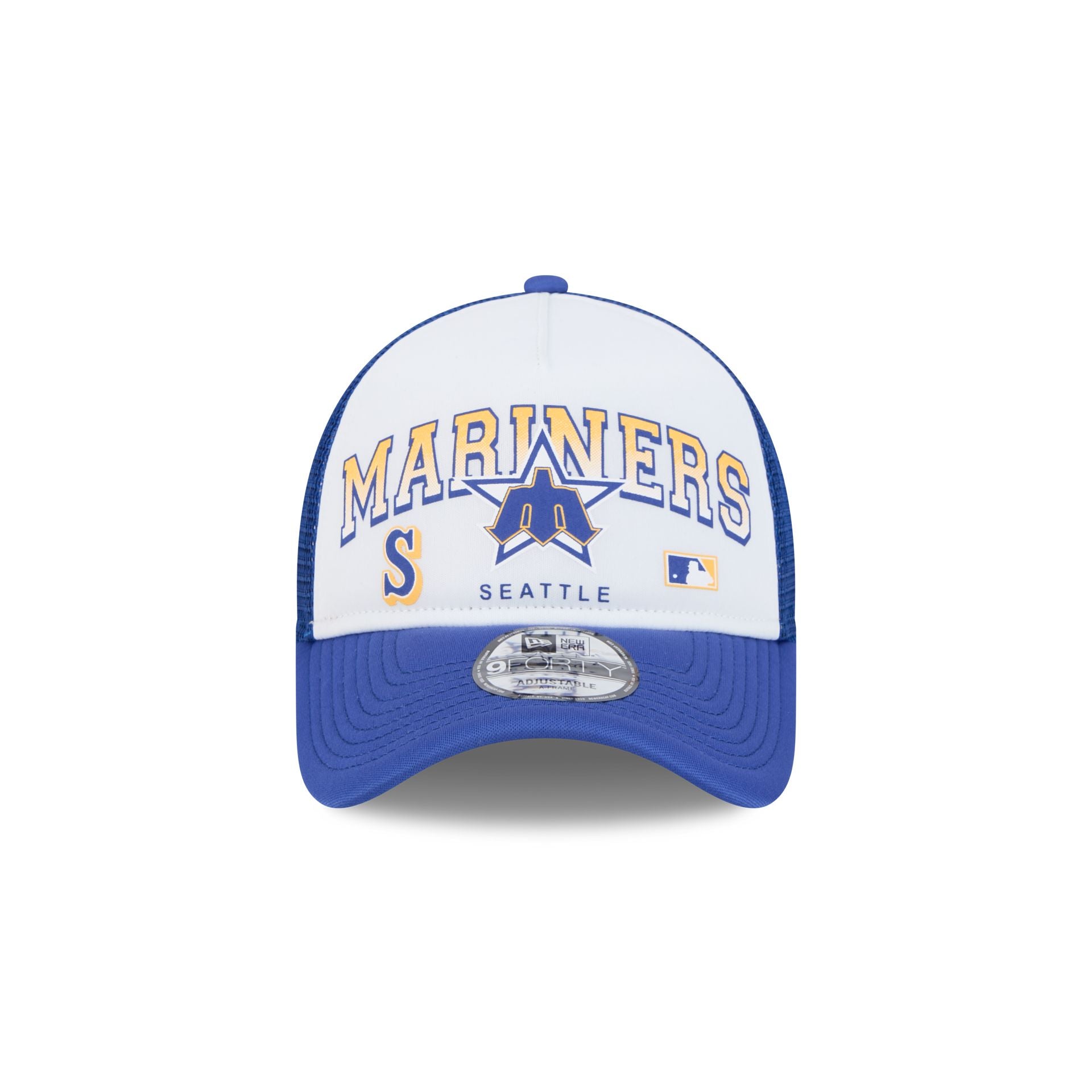 Seattle Mariners Sport Classics 9FORTY A-Frame Trucker Hat - Image 2