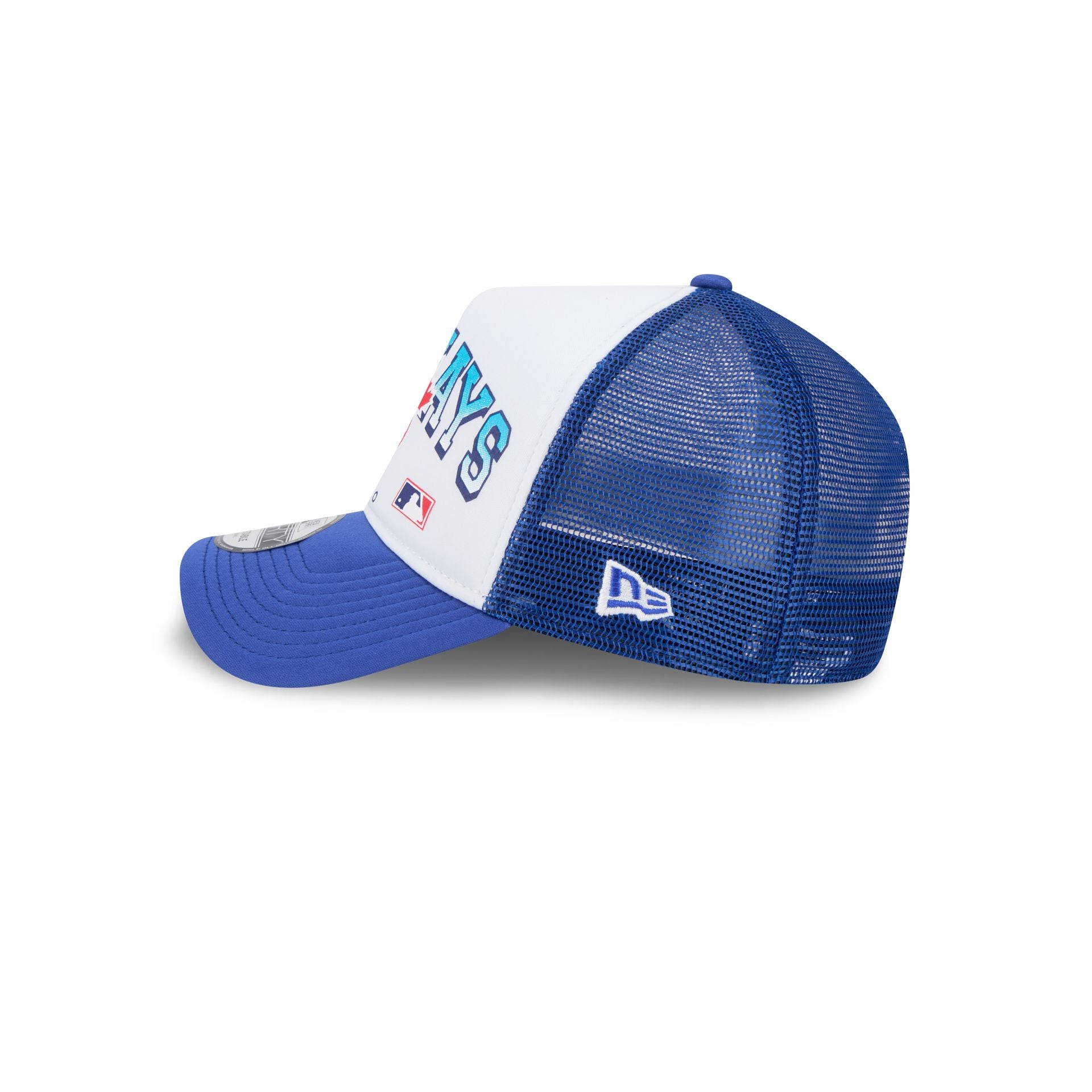 Toronto Blue Jays Sport Classics 9FORTY A-Frame Trucker Hat - Image 4
