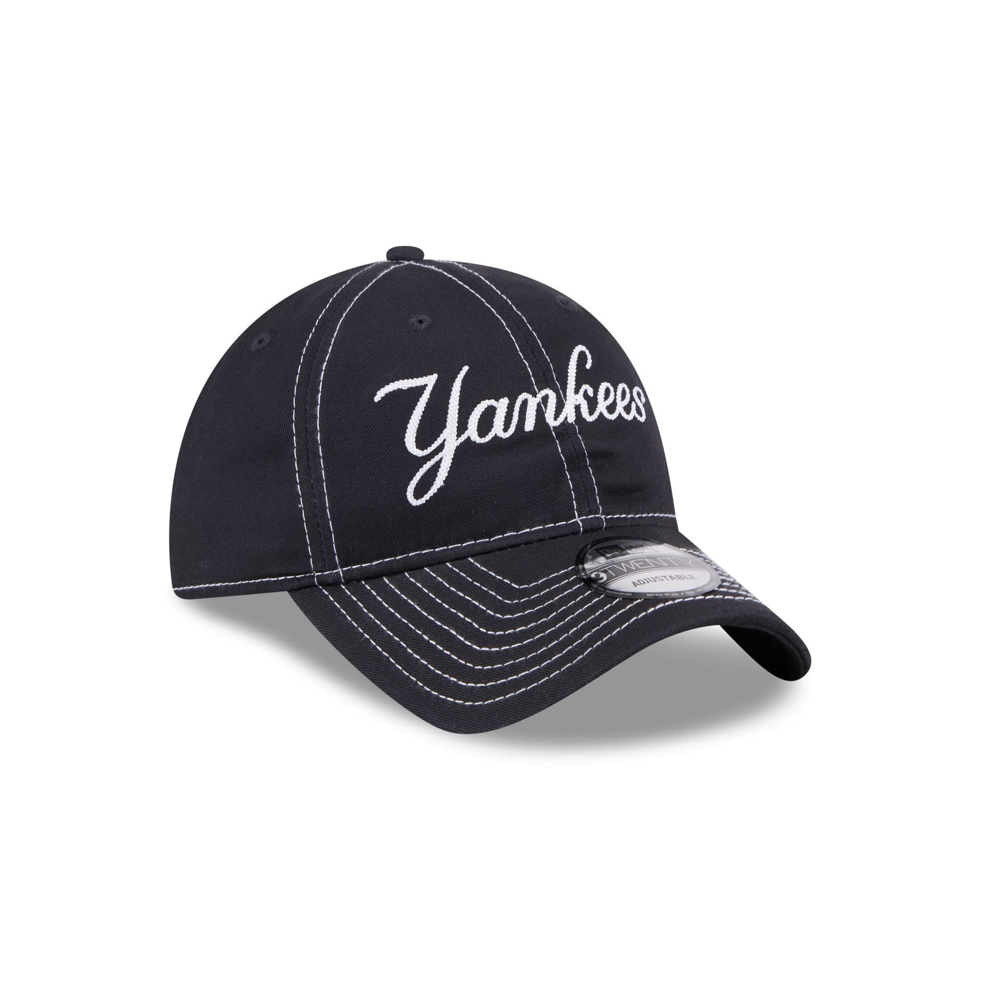 New York Yankees Team Stitch 9TWENTY Adjustable Hat - Image 3