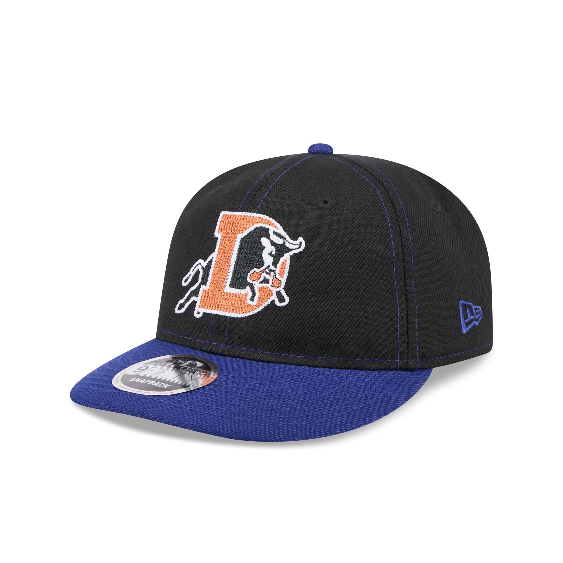 Durham Bulls Thunder Crown Retro Crown 9FIFTY Snapback Hat - Image 3