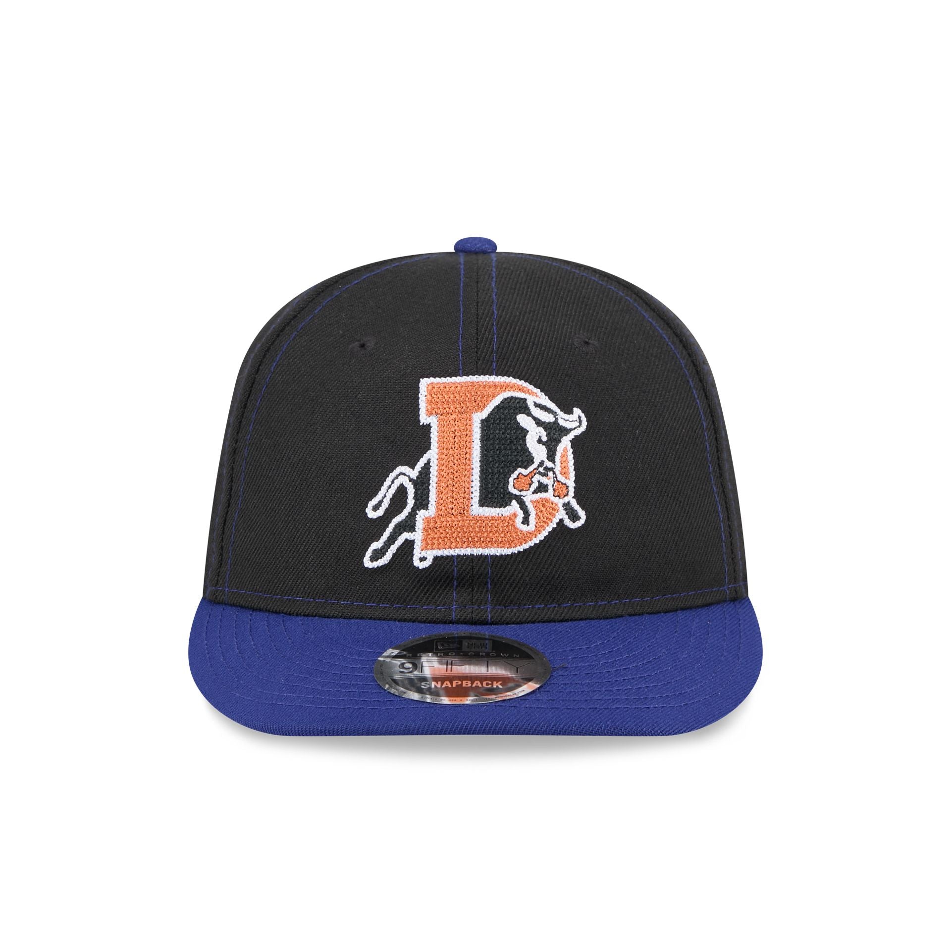 Durham Bulls Thunder Crown Retro Crown 9FIFTY Snapback Hat - Image 2