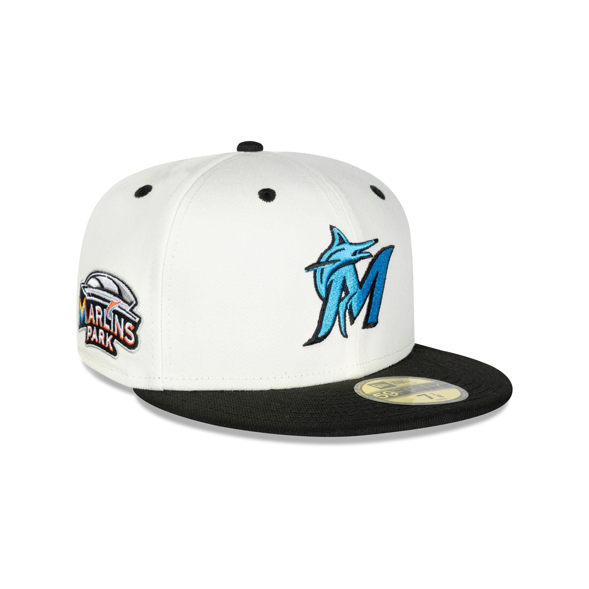 Miami Marlins Mascot Pin 59FIFTY Fitted Hat - Image 3