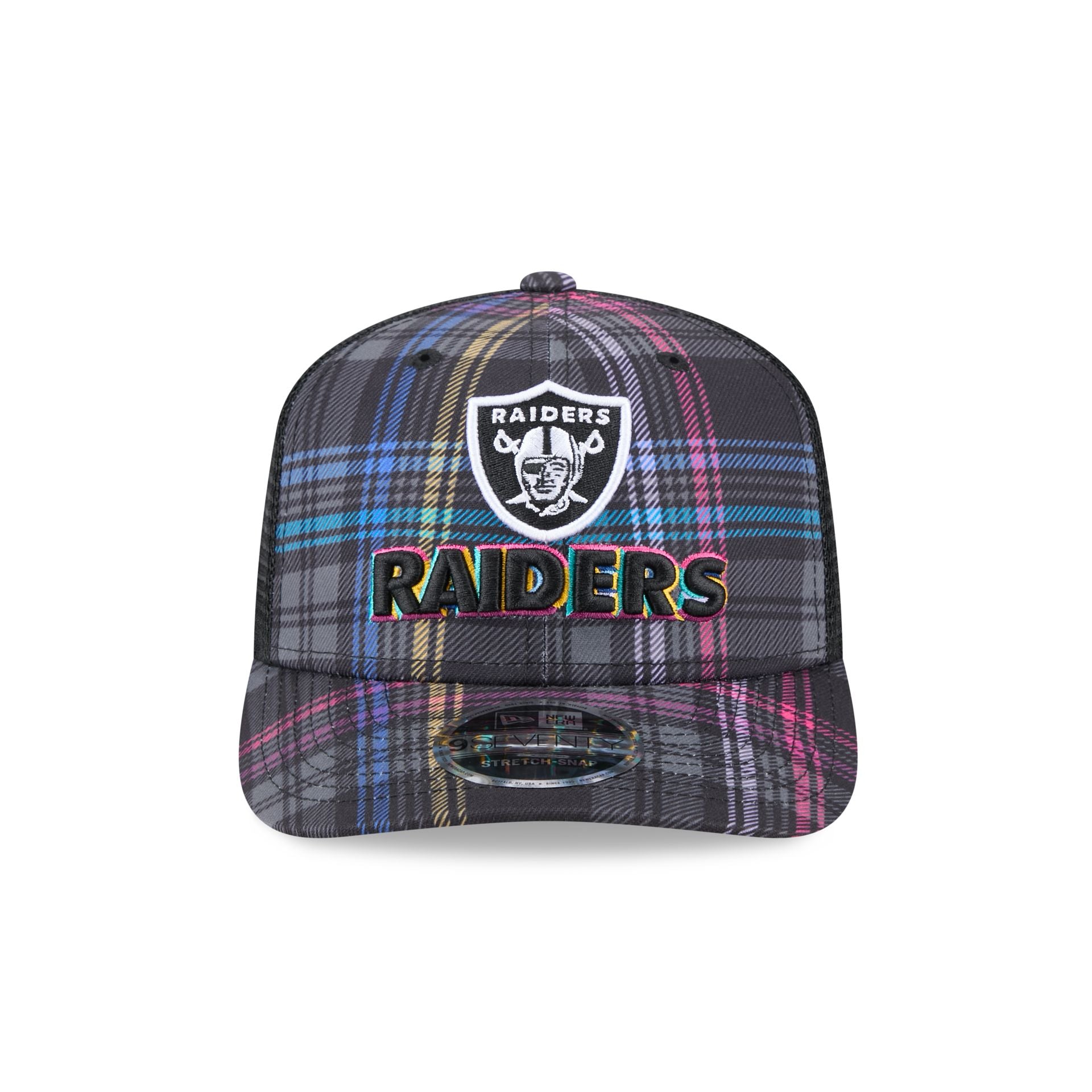 Las Vegas Raiders 2024 Crucial Catch 9SEVENTY Trucker Hat - Image 2