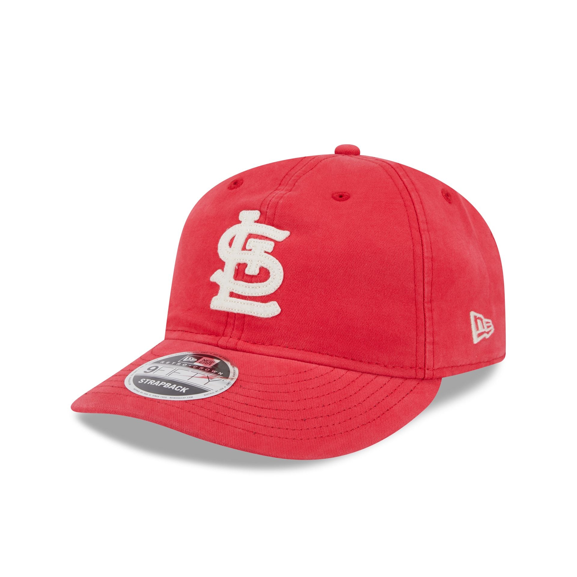 St. Louis Cardinals Canvas Felt Retro Crown 9FIFTY Strapback Hat