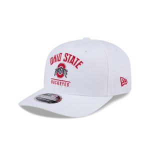 Ohio State Buckeyes Optic White 9SEVENTY Stretch-Snap Hat