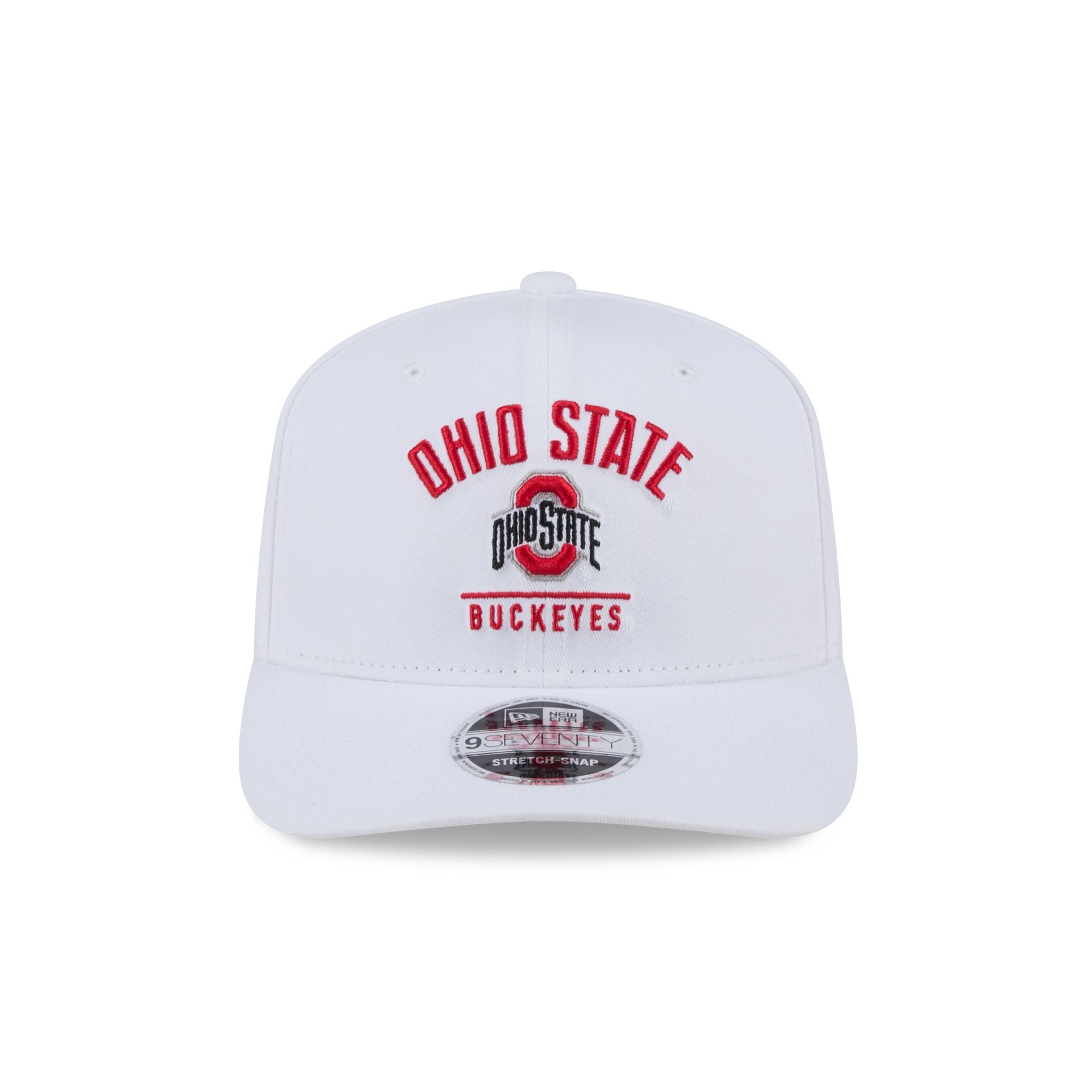 Ohio State Buckeyes Optic White 9SEVENTY Stretch-Snap Hat - Image 2