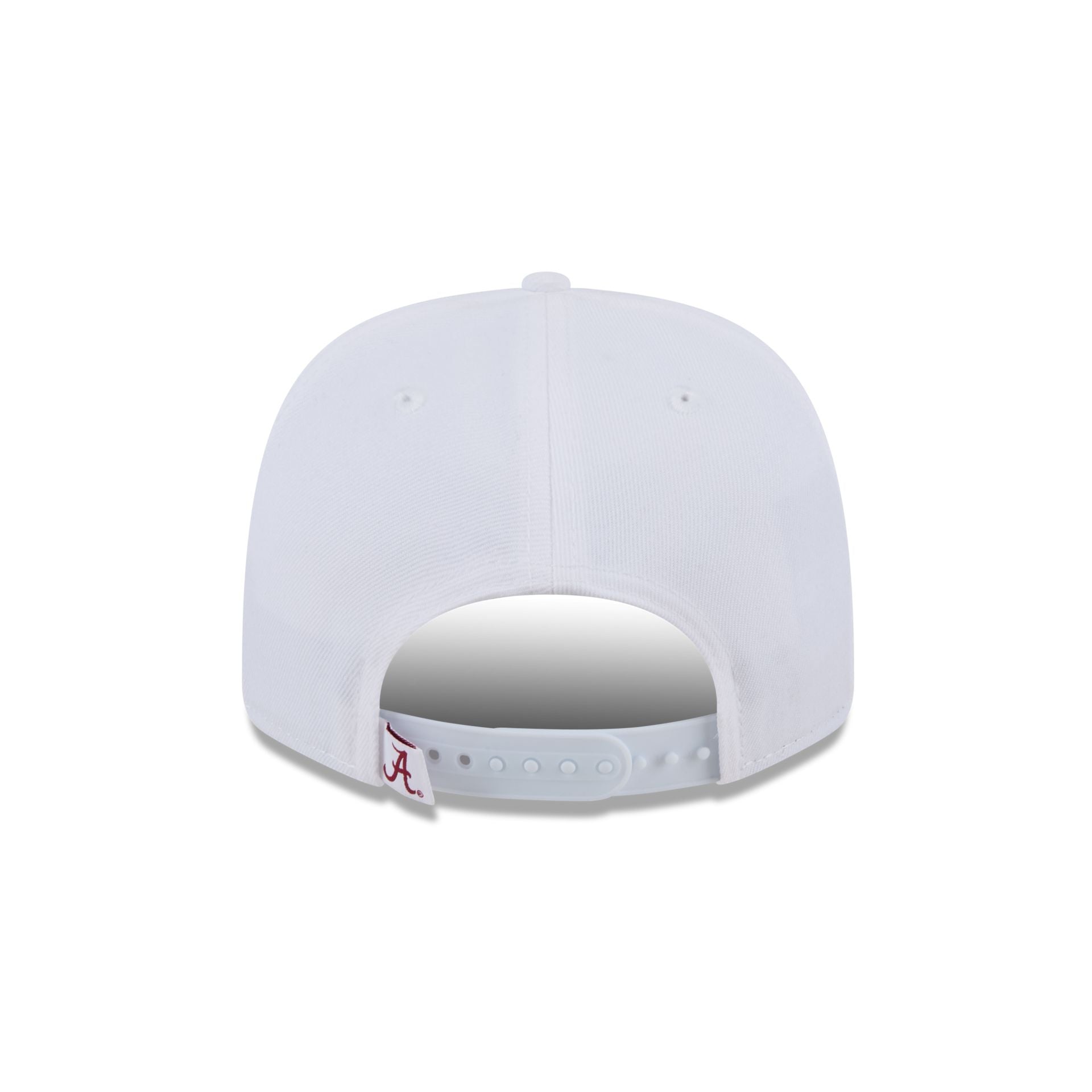 Alabama Crimson Tide Basic White 9SEVENTY Stretch-Snap Hat - Image 6