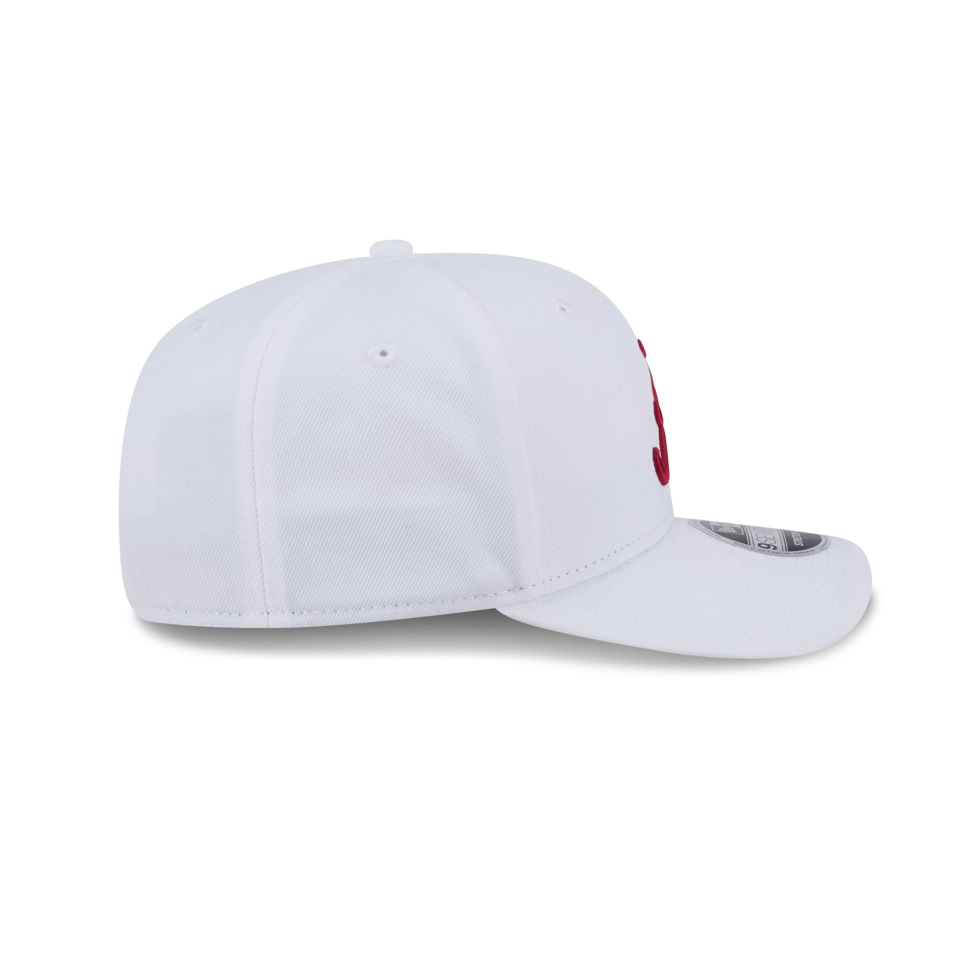Alabama Crimson Tide Basic White 9SEVENTY Stretch-Snap Hat - Image 5