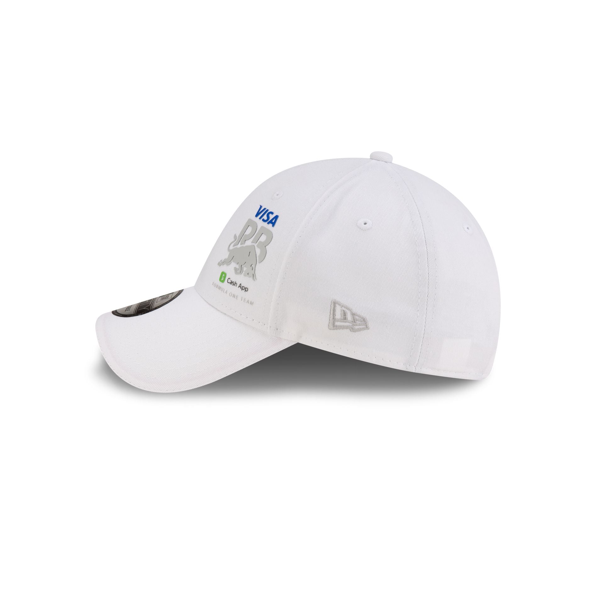 Visa Cash App Racing Bulls Flawless White 9FORTY Adjustable Hat - Image 4