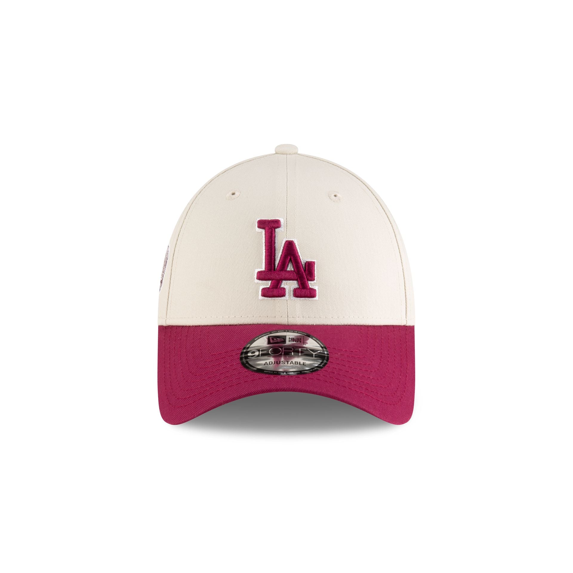 Los Angeles Dodgers Beet 9FORTY Snapback Hat - Image 2