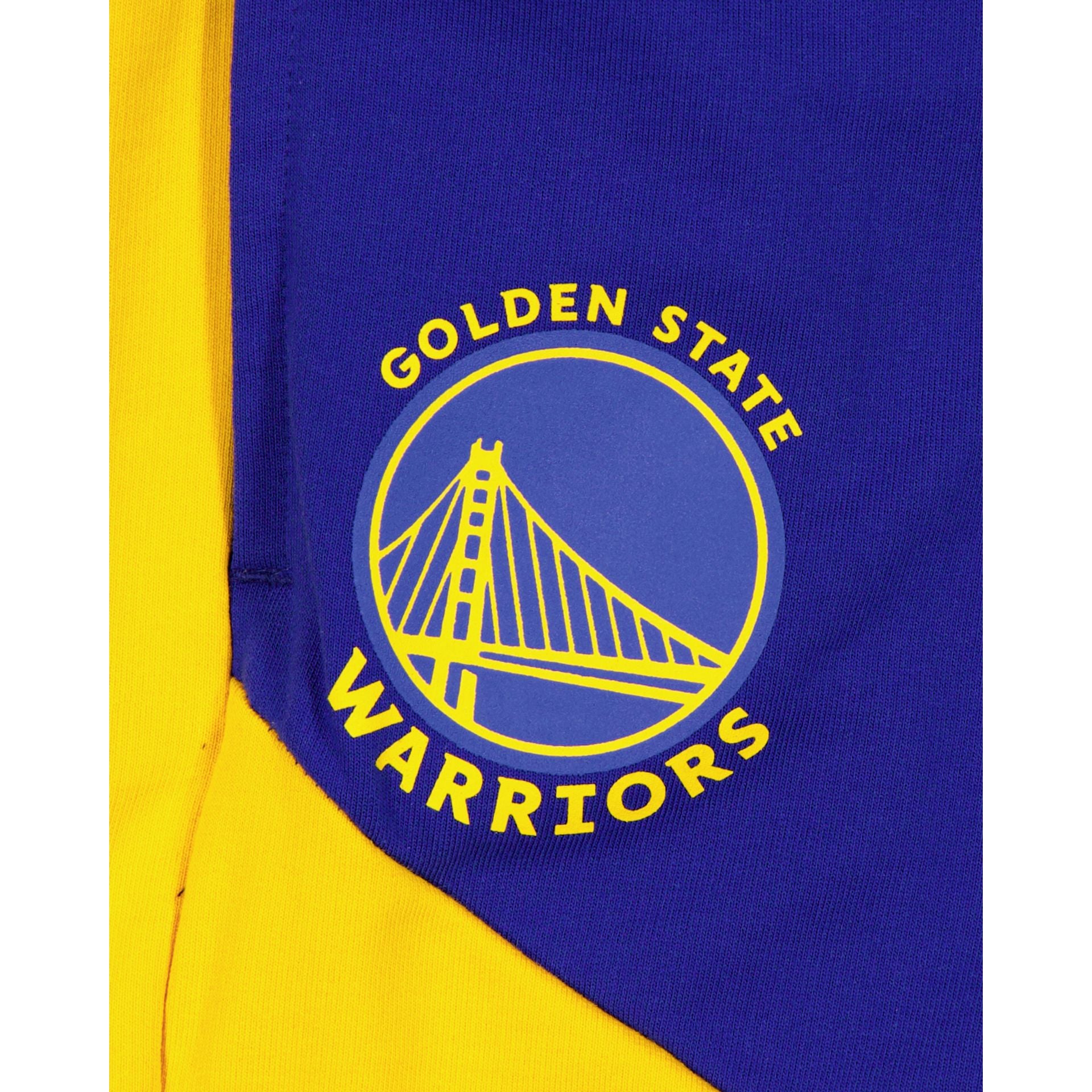 Golden State Warriors Blue Oversized Panel Shorts - Image 3