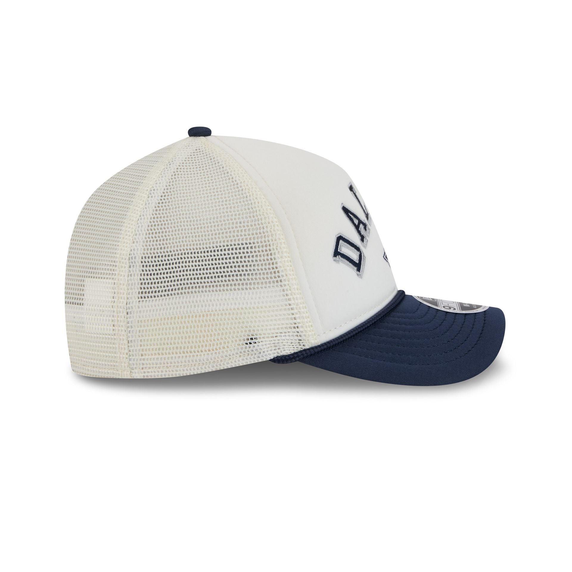 Dallas Cowboys Chrome Arch 9FORTY M-Crown A-Frame Trucker Hat - Image 5