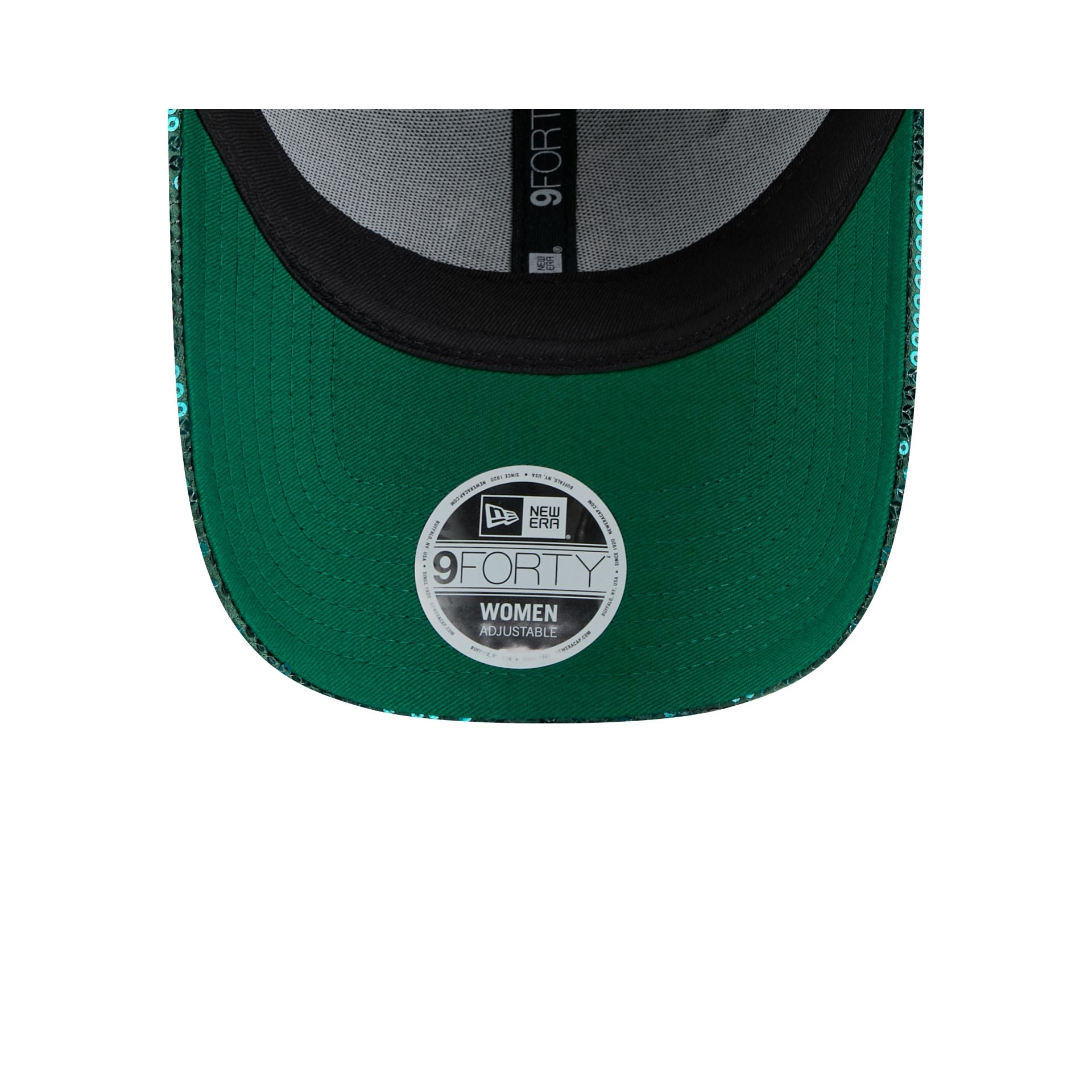 Boston Celtics Sequin Women's 9FORTY Adjustable Hat - Image 7