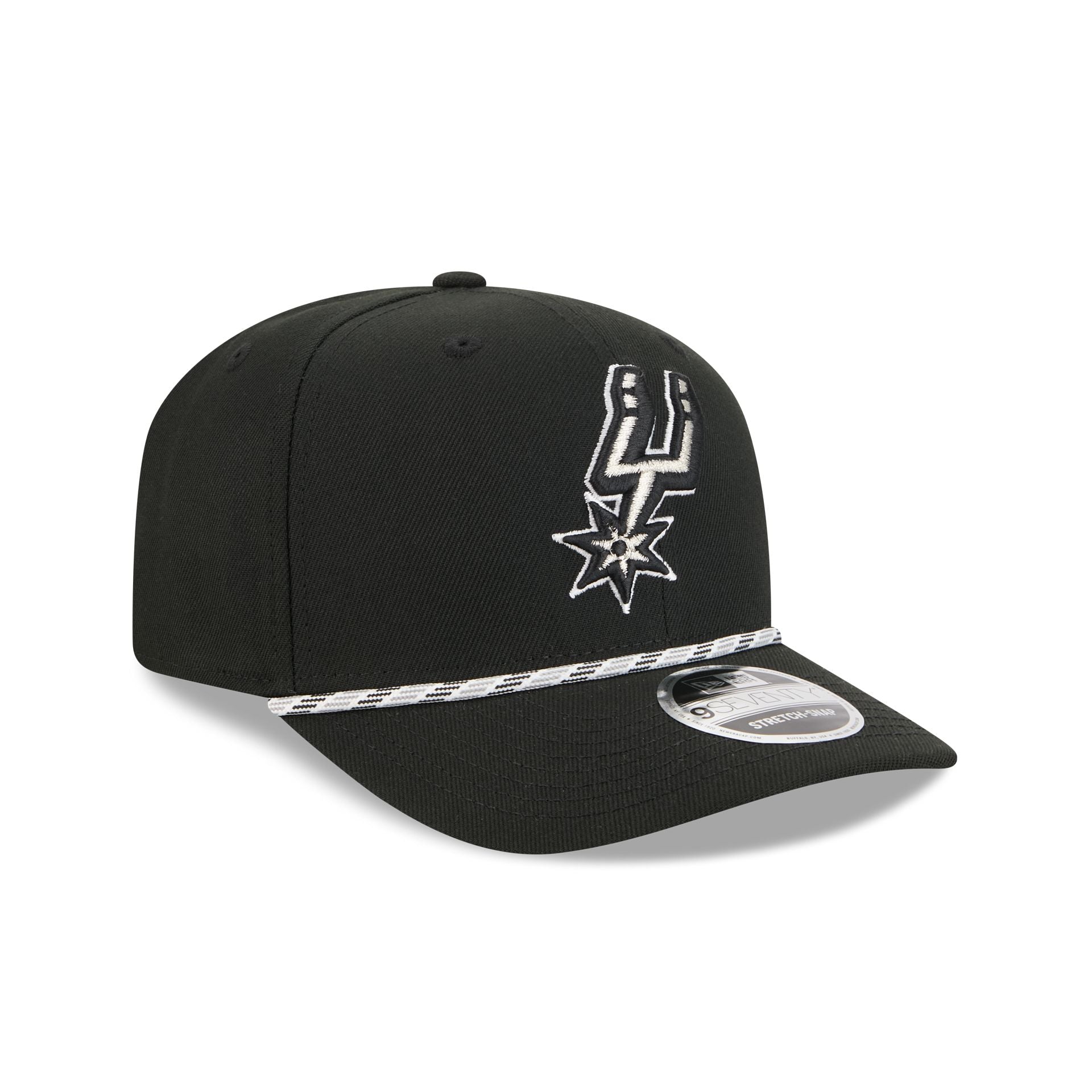 San Antonio Spurs Multicolor Rope 9SEVENTY Stretch-Snap Hat - Image 3