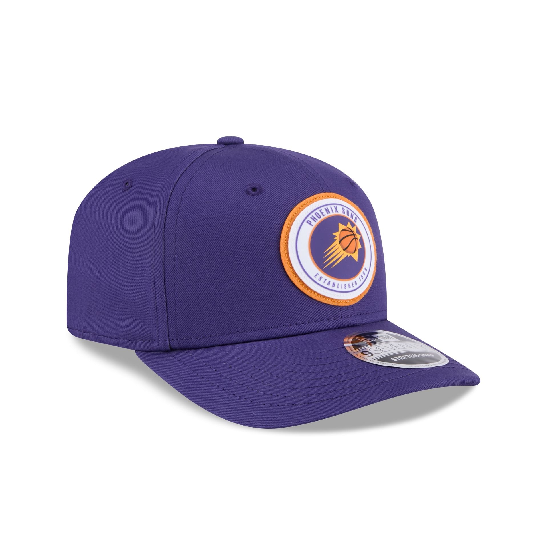 Phoenix Suns Circle Patch 9SEVENTY Stretch-Snap Hat - Image 3